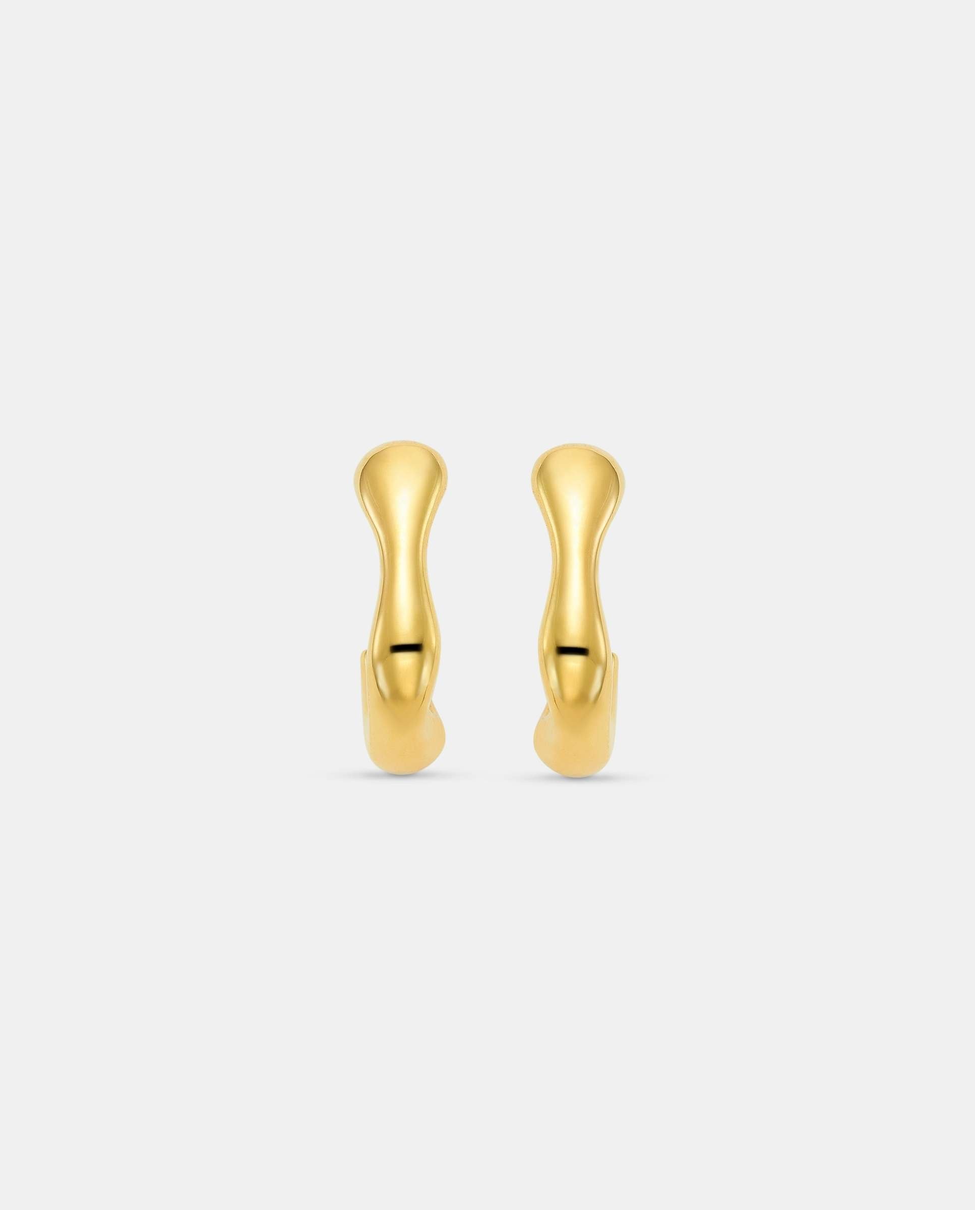 Pendientes split - Yanes - Dorado Dorado-1