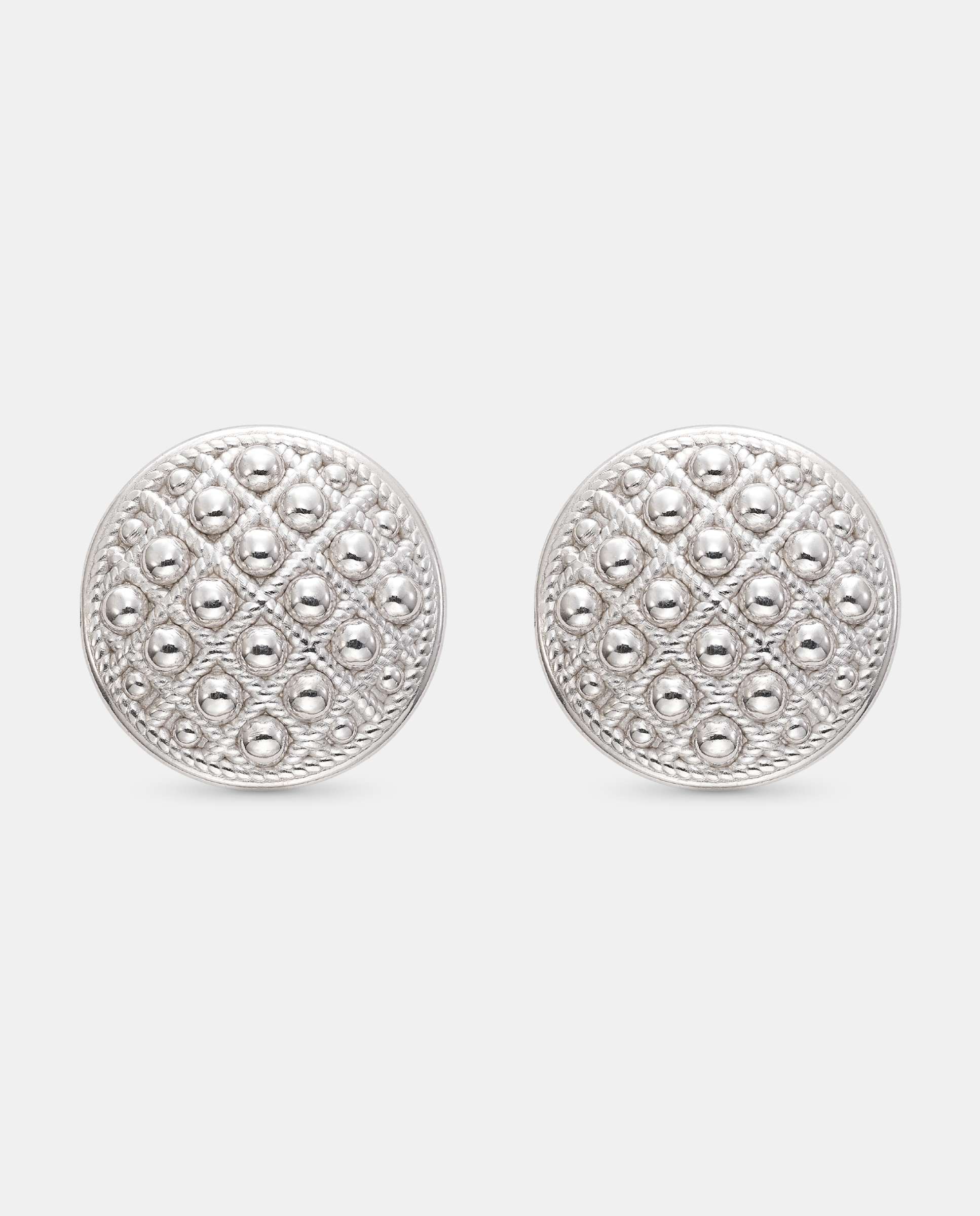 Pendientes jimena - Yanes - Plateado Plateado-1