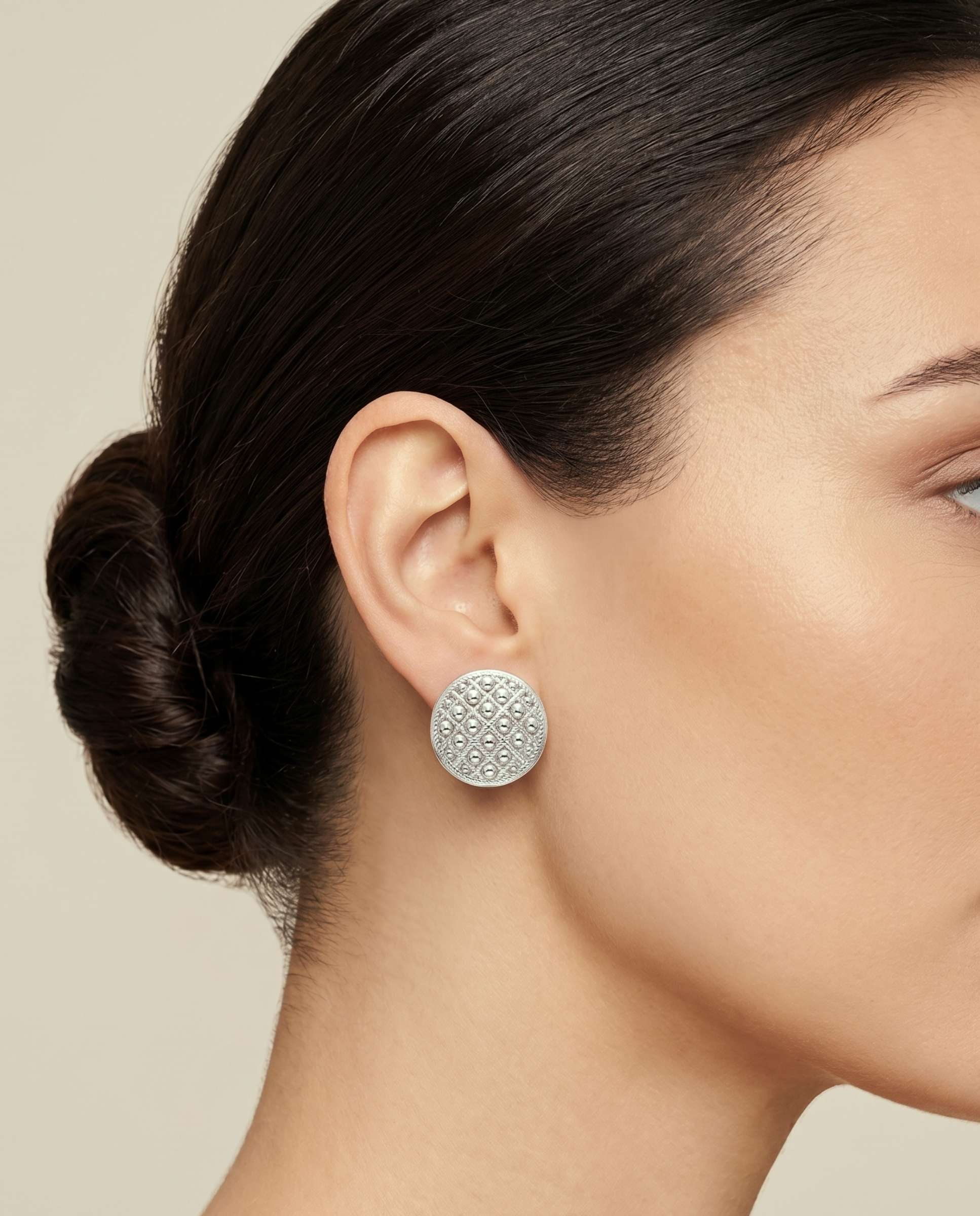 Pendientes jimena - Yanes - Plateado Plateado-2