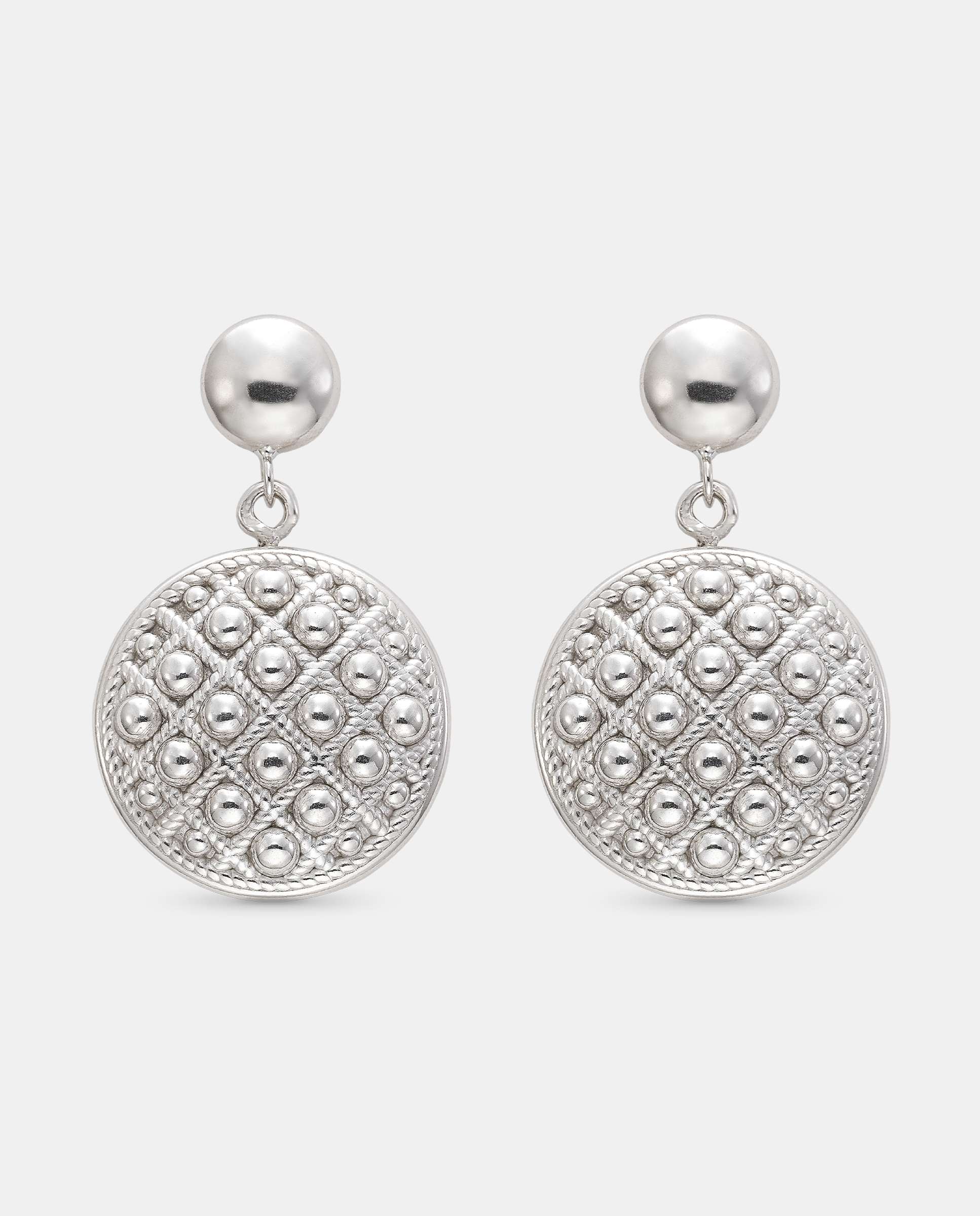 Pendientes beatrice - Yanes - Plateado Plateado-1