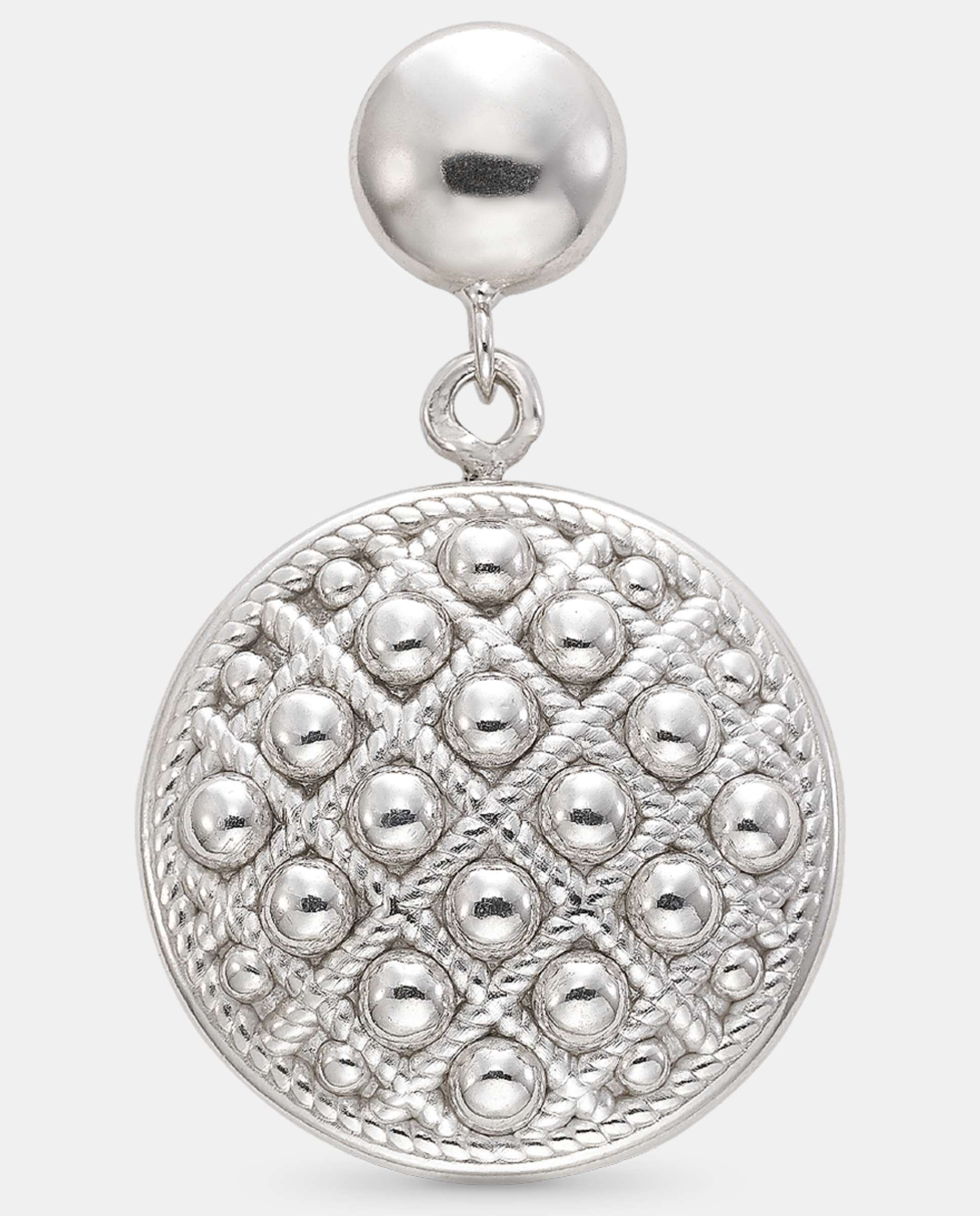 Pendientes beatrice - Yanes - Plateado Plateado-3