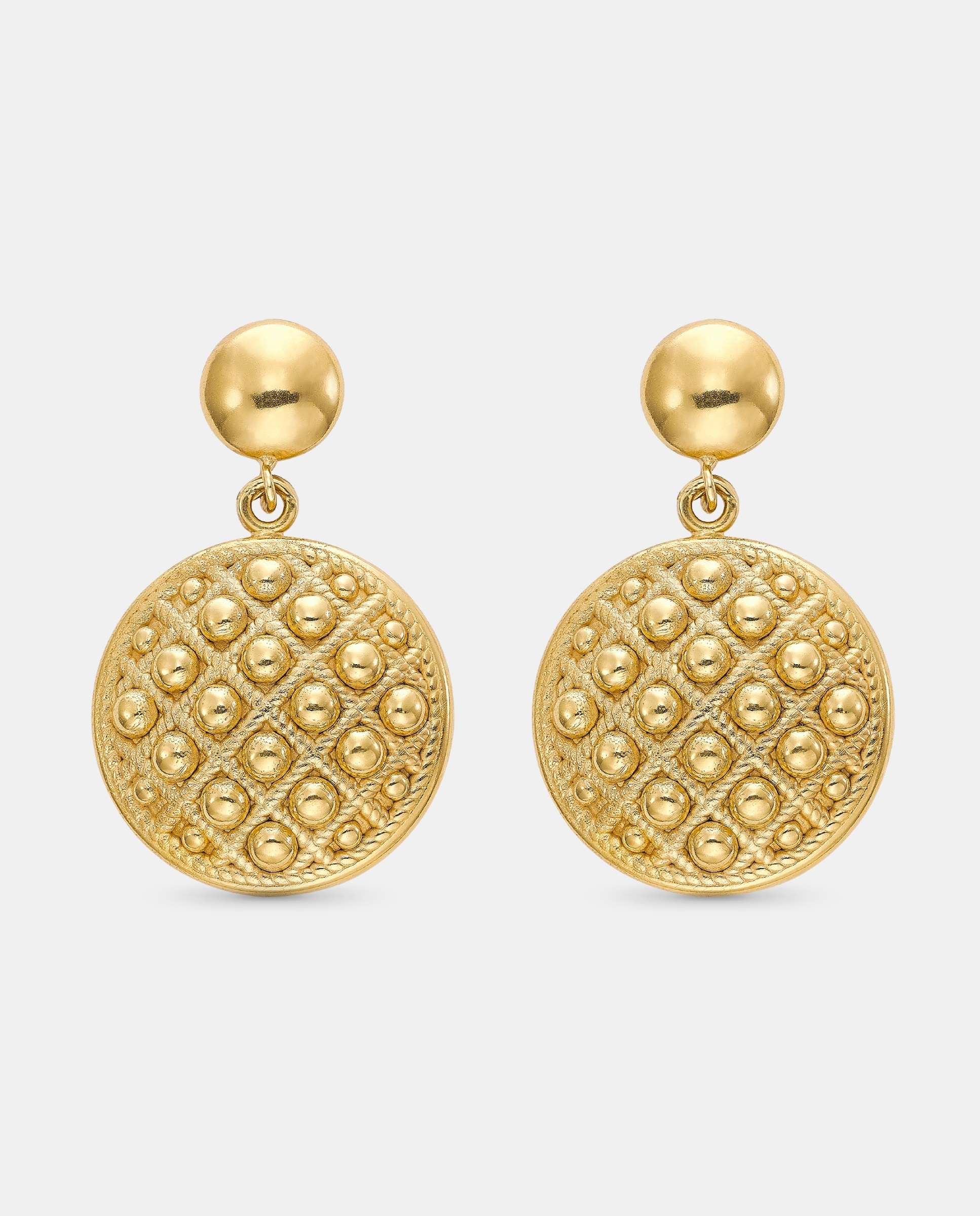 Pendientes beatrice - Yanes - Dorado Dorado-1