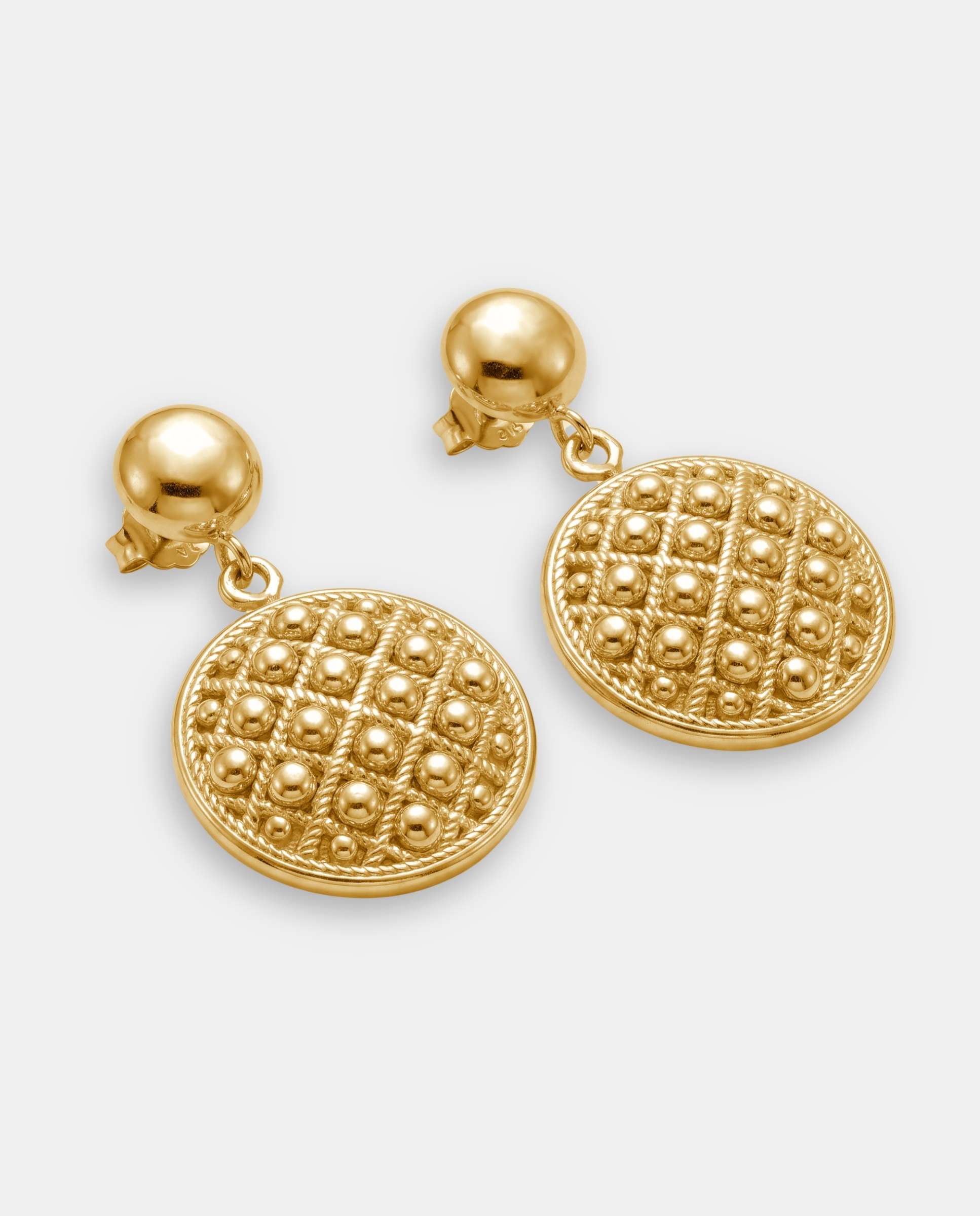 Pendientes beatrice - Yanes - Dorado Dorado-4