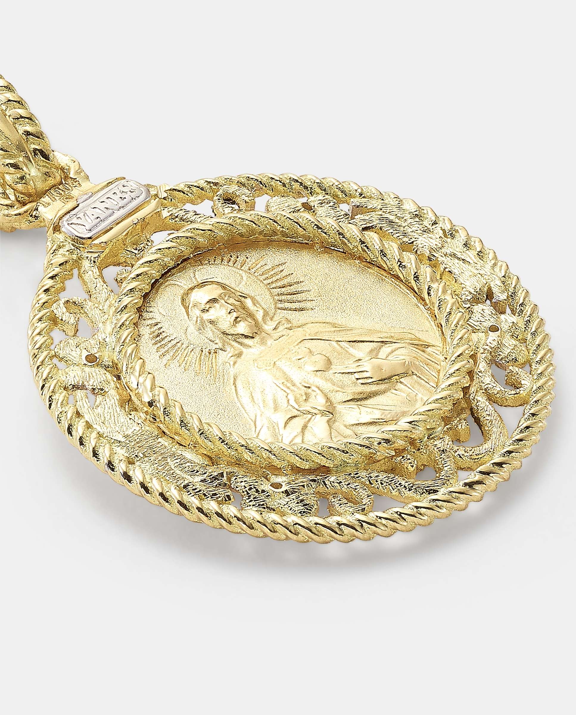 Medalla virgen del carmen diamantes - Yanes - Brillo Brillo-3