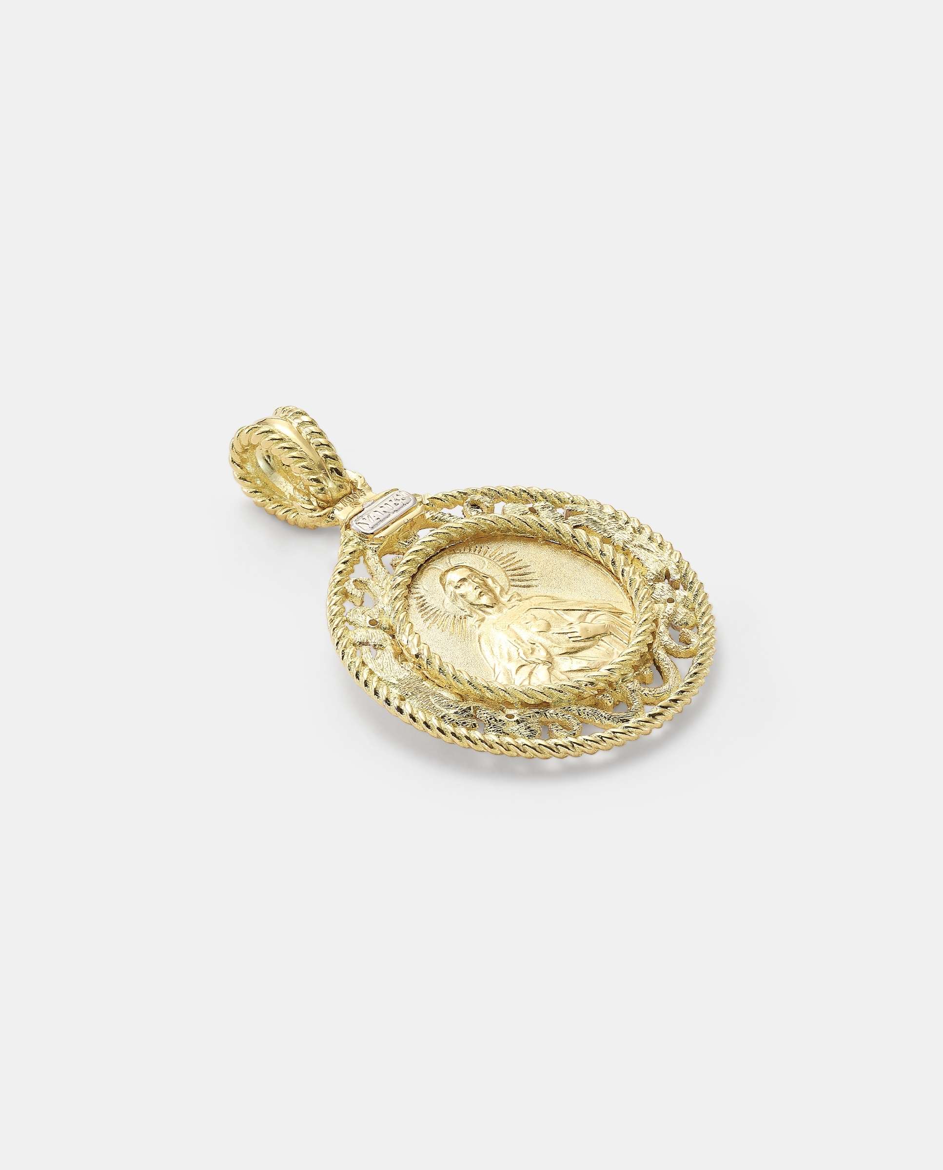 Medalla virgen del carmen diamantes - Yanes - Brillo Brillo-4