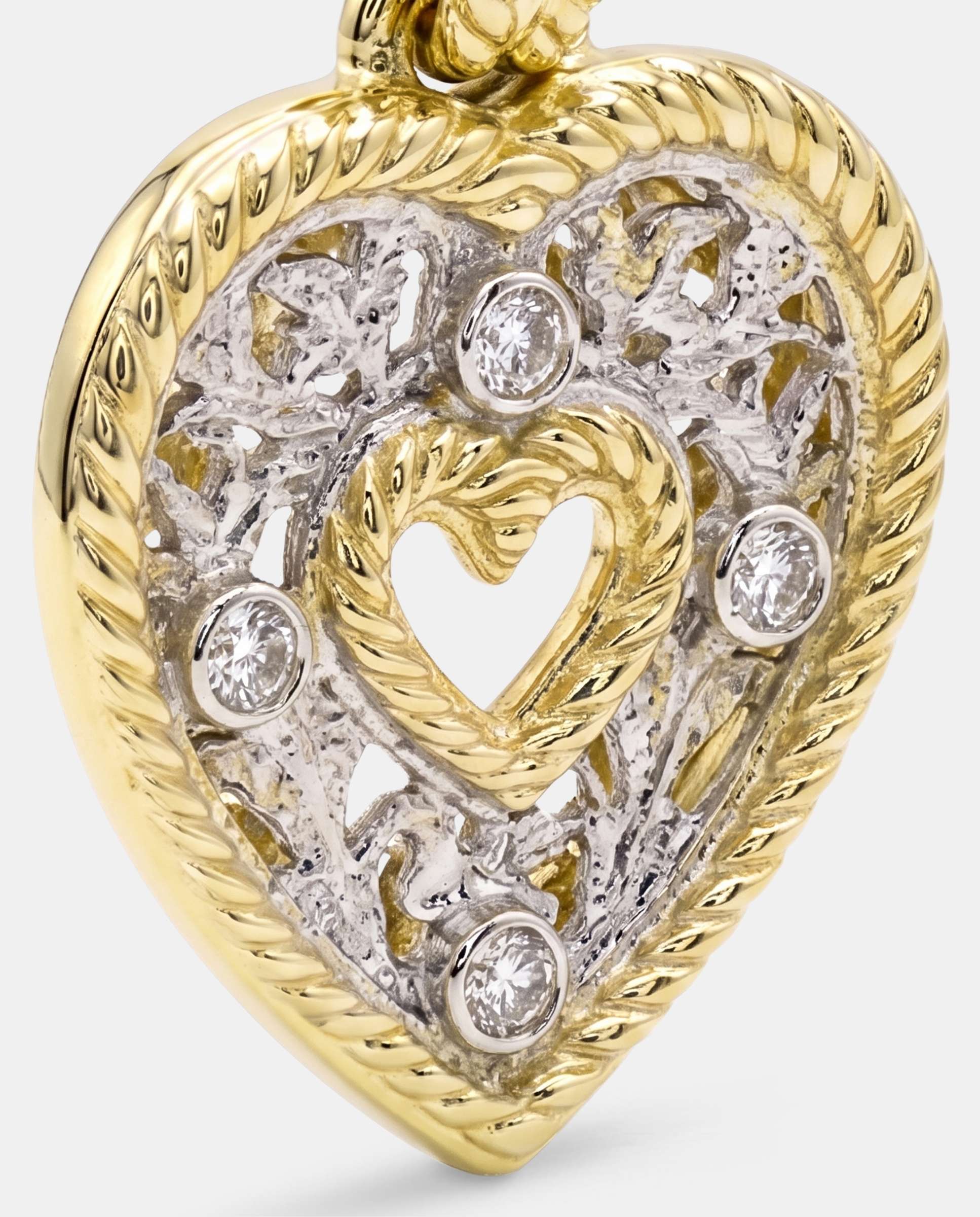 Colgante nazarí corazón diamantes - Yanes - Brillo Brillo-3