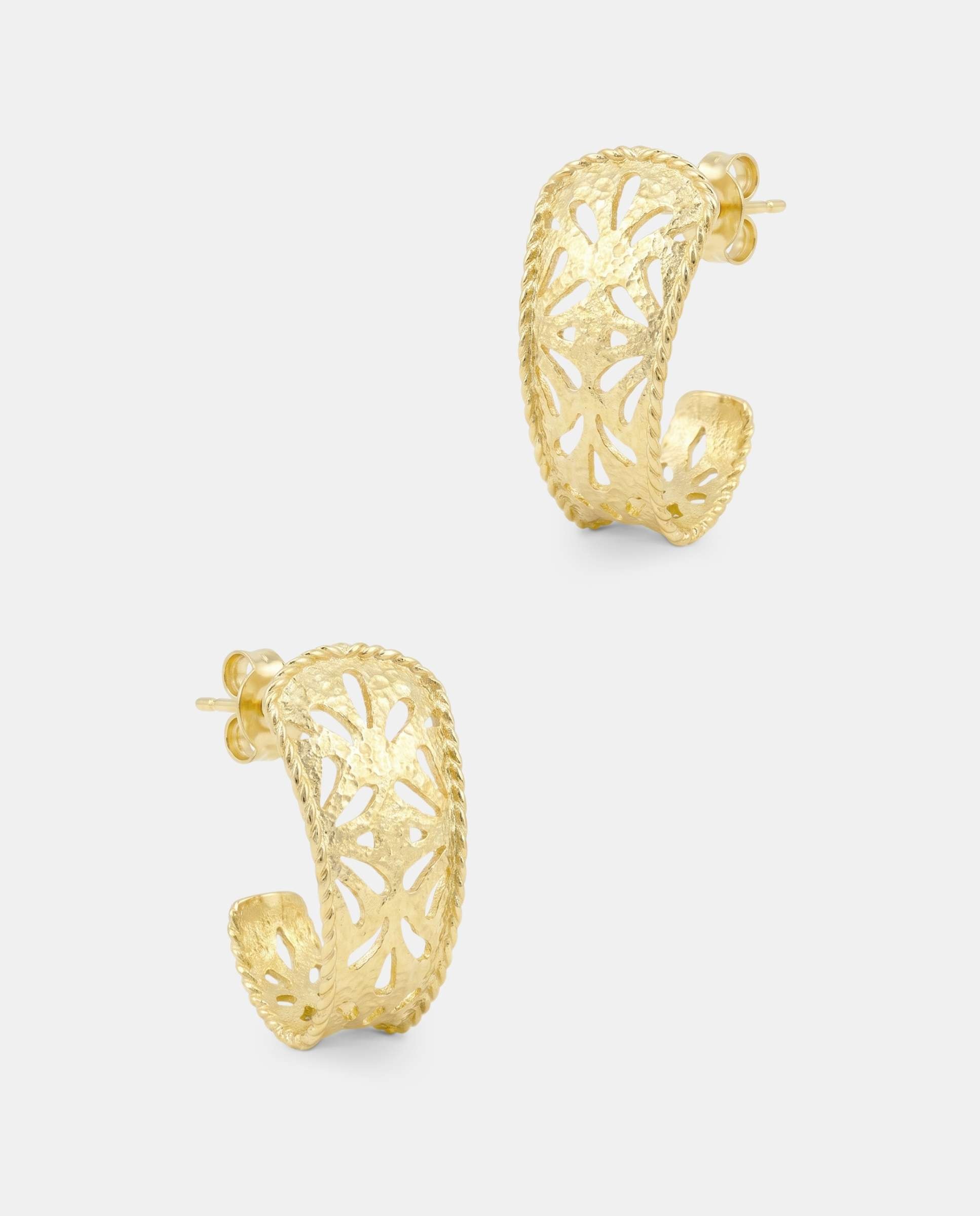 Pendientes mus largos - Yanes - Dorado Dorado-4