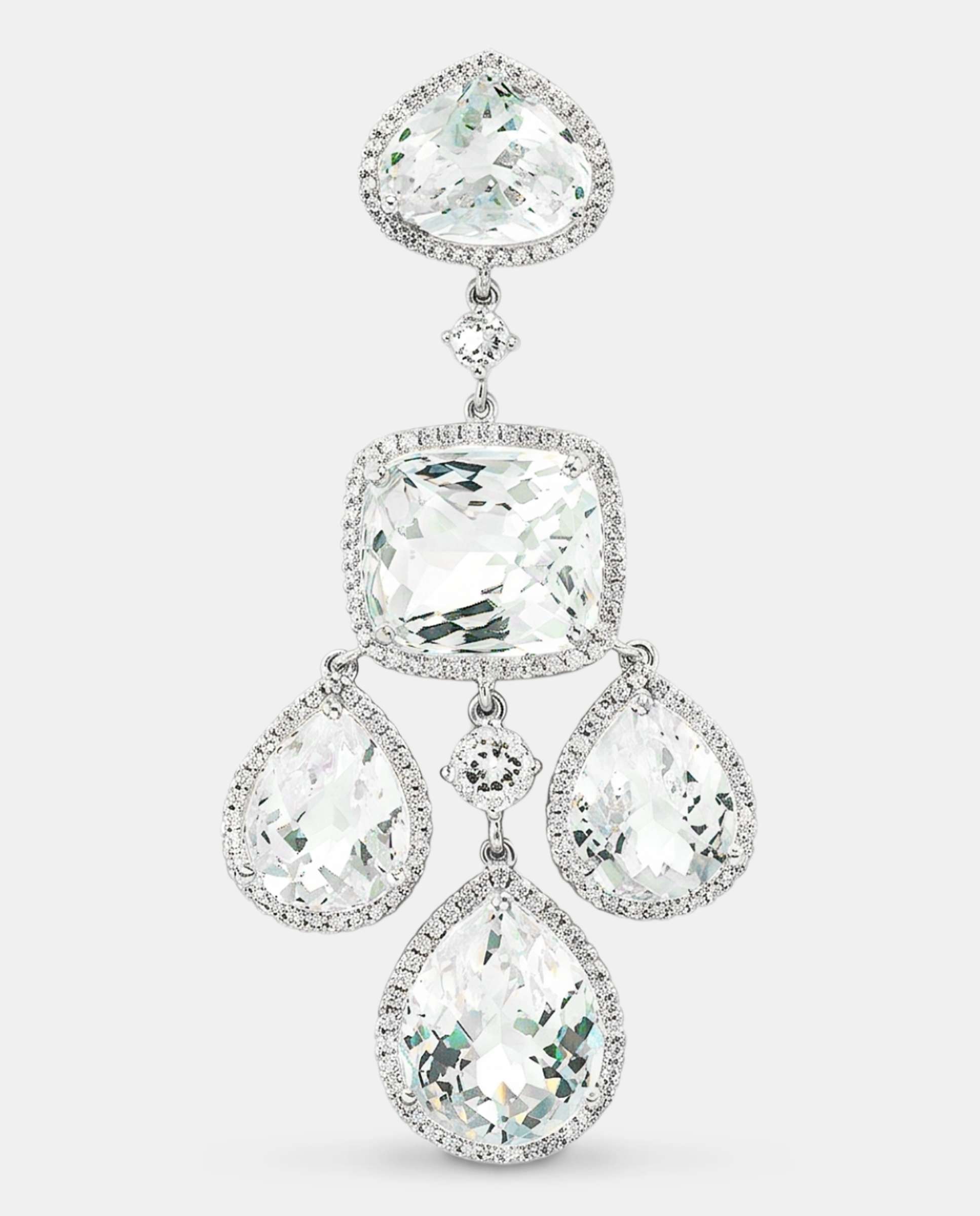 Pendientes victoria topacios y diamantes - Yanes - Brillo Brillo-3