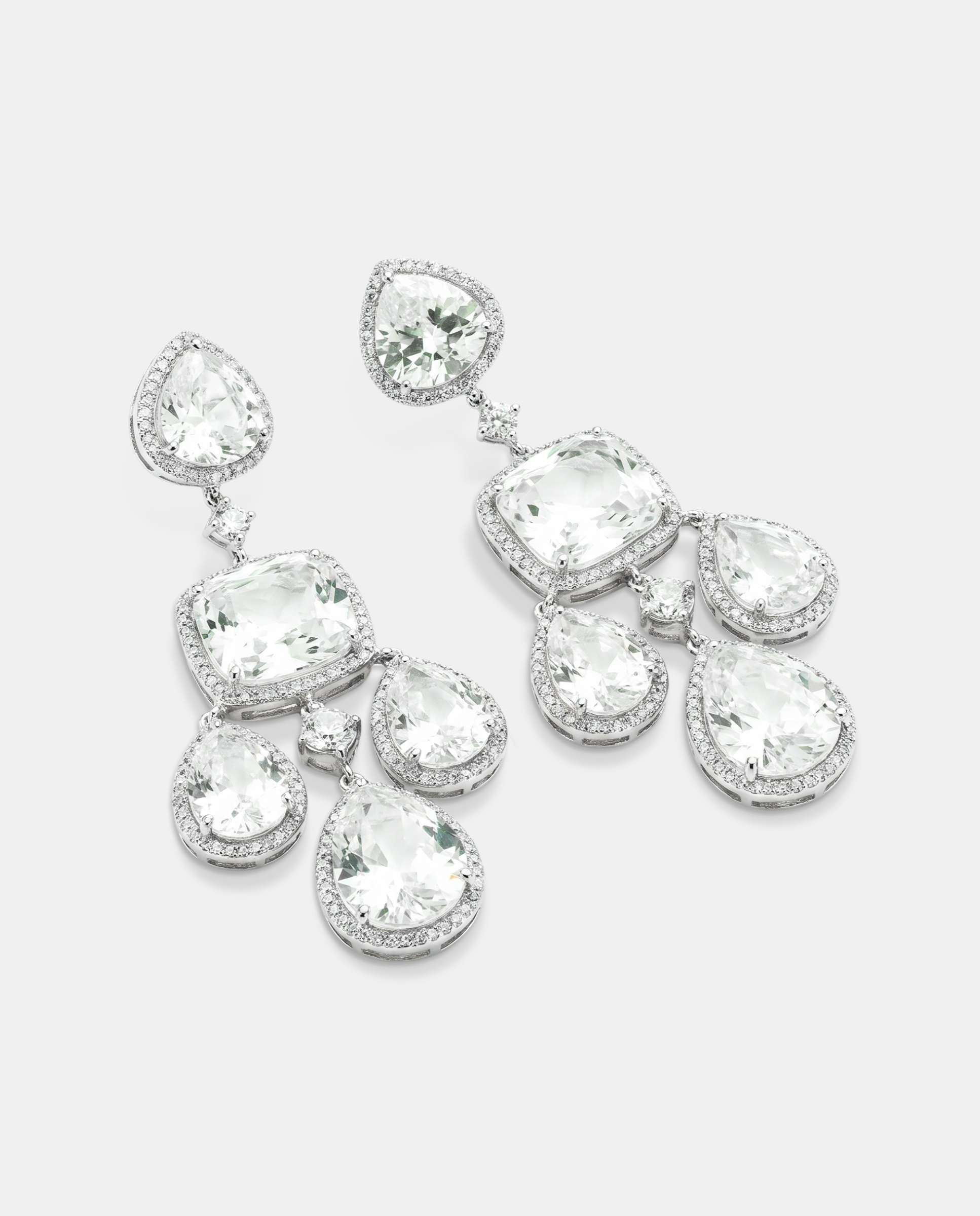 Pendientes victoria topacios y diamantes - Yanes - Brillo Brillo-4