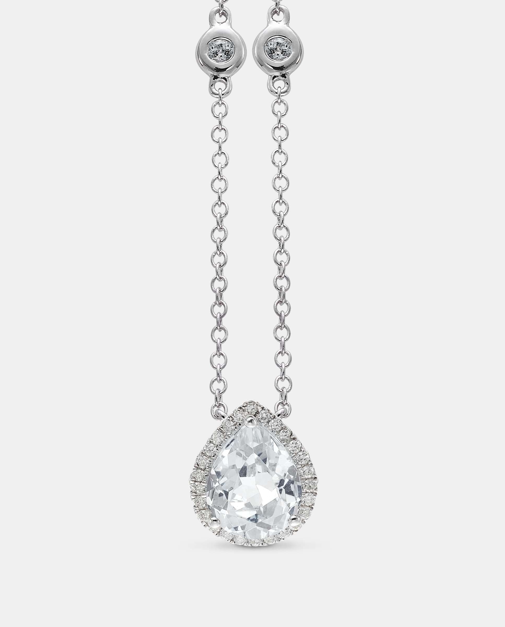 Colgante victoria drop topacio y diamantes - Yanes - Brillo Brillo-3