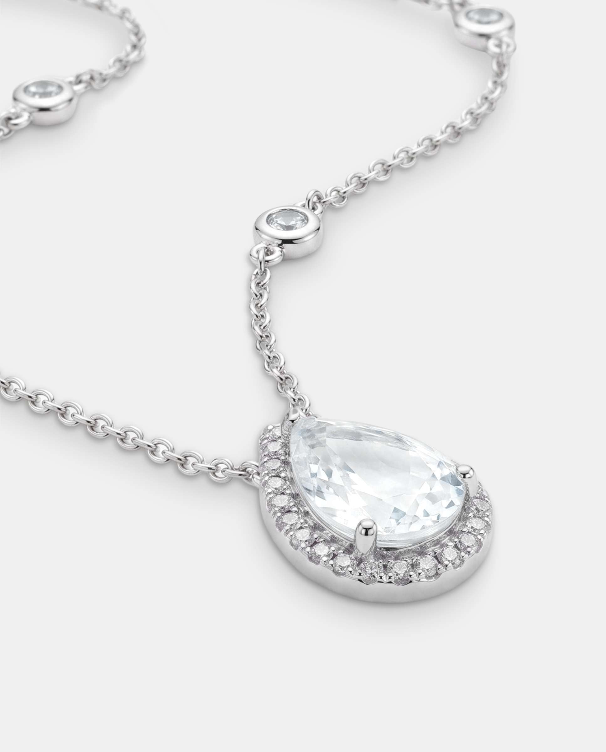 Colgante victoria drop topacio y diamantes - Yanes - Brillo Brillo-4
