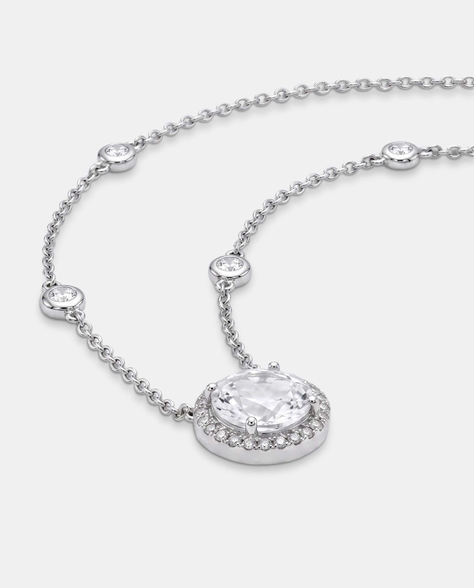 Colgante victoria round topacio y diamantes - Yanes - Brillo Brillo-4