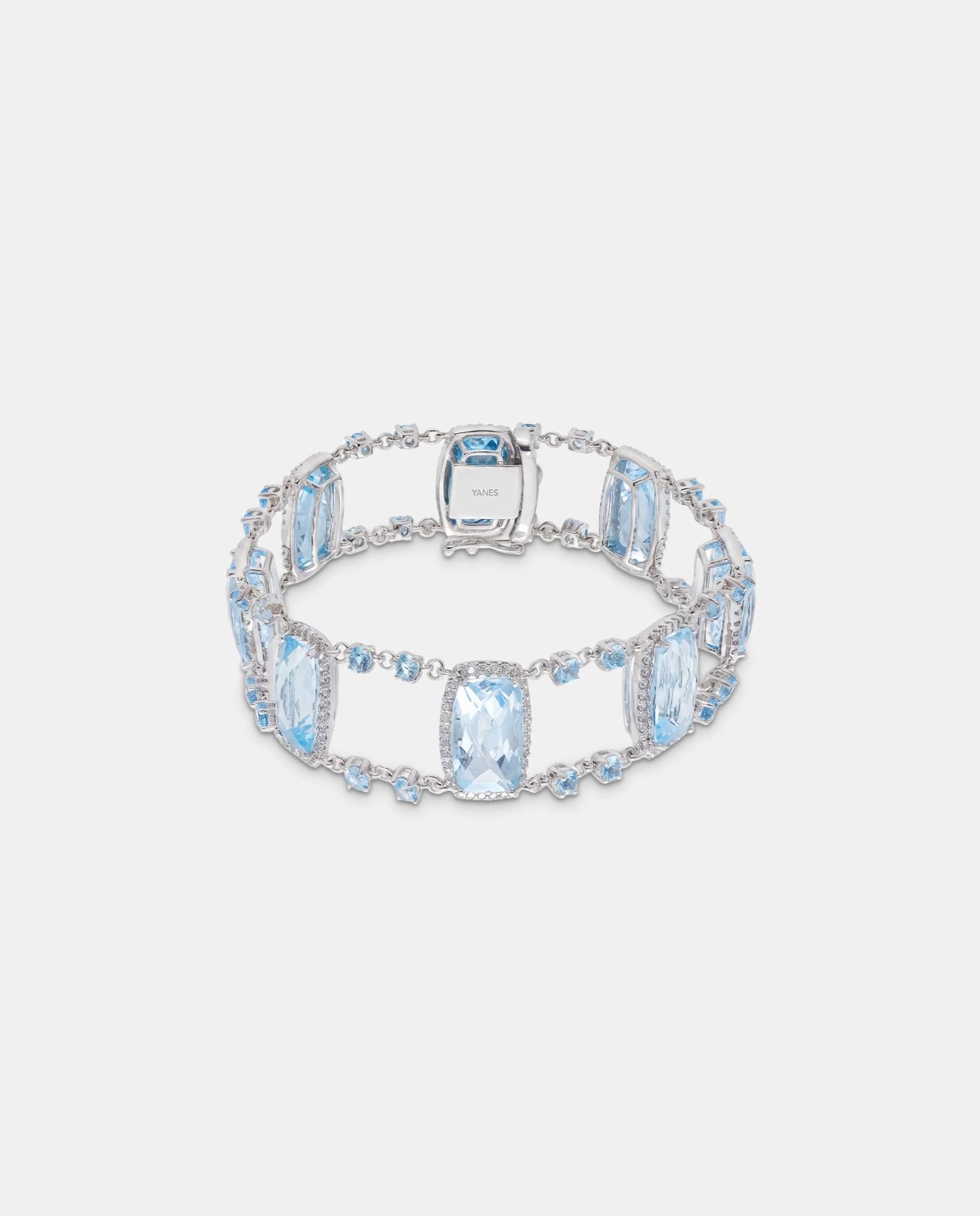 Imagen 1 de Pulsera victoria topacios y diamantes - Yanes - Azul claro Azul claro
