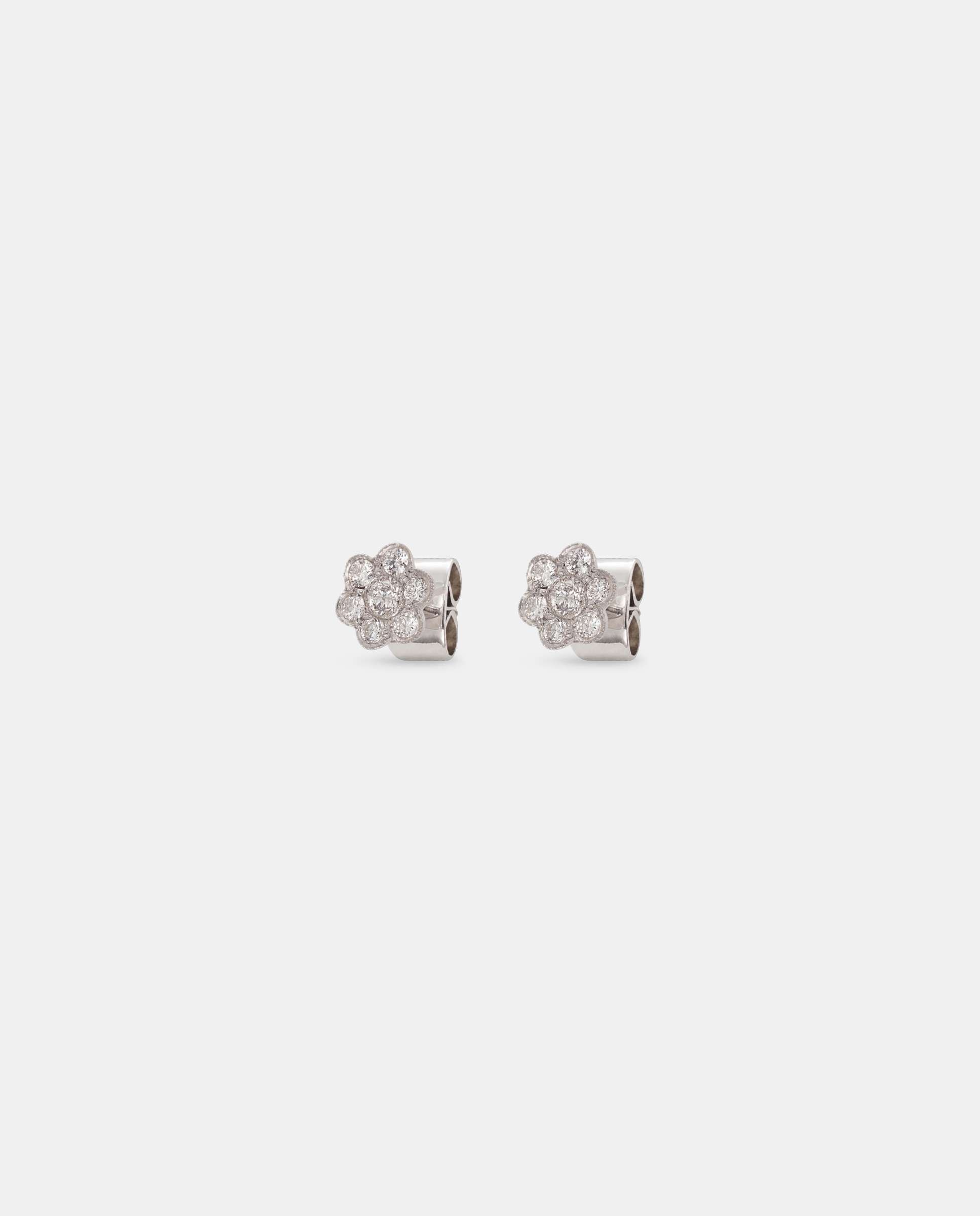Imagen 0 de Pendientes flor diamantes Brillo