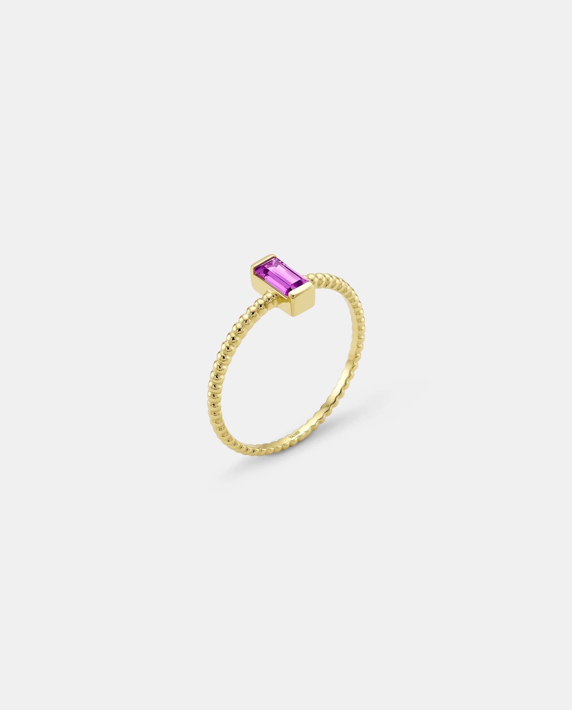 Imagen 0 de Anillo life amatista Morado