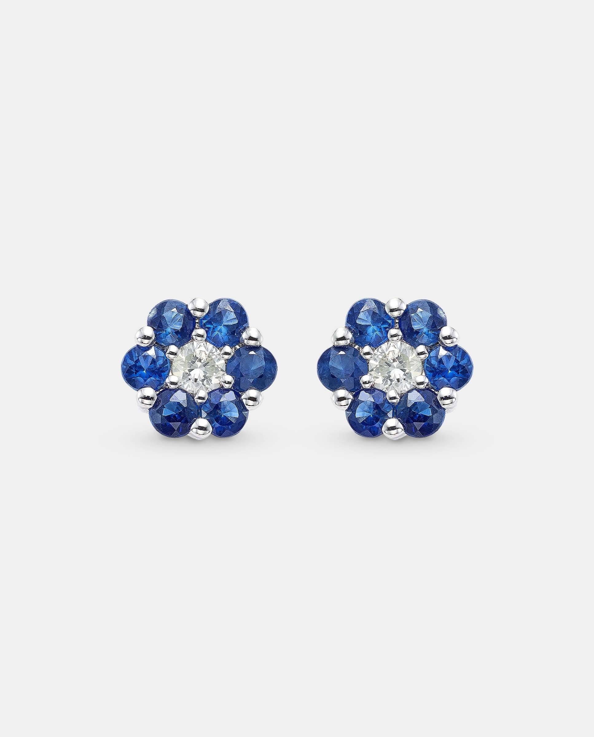Imagen 0 de Pendientes margaux zafiro y diamante Zafiro