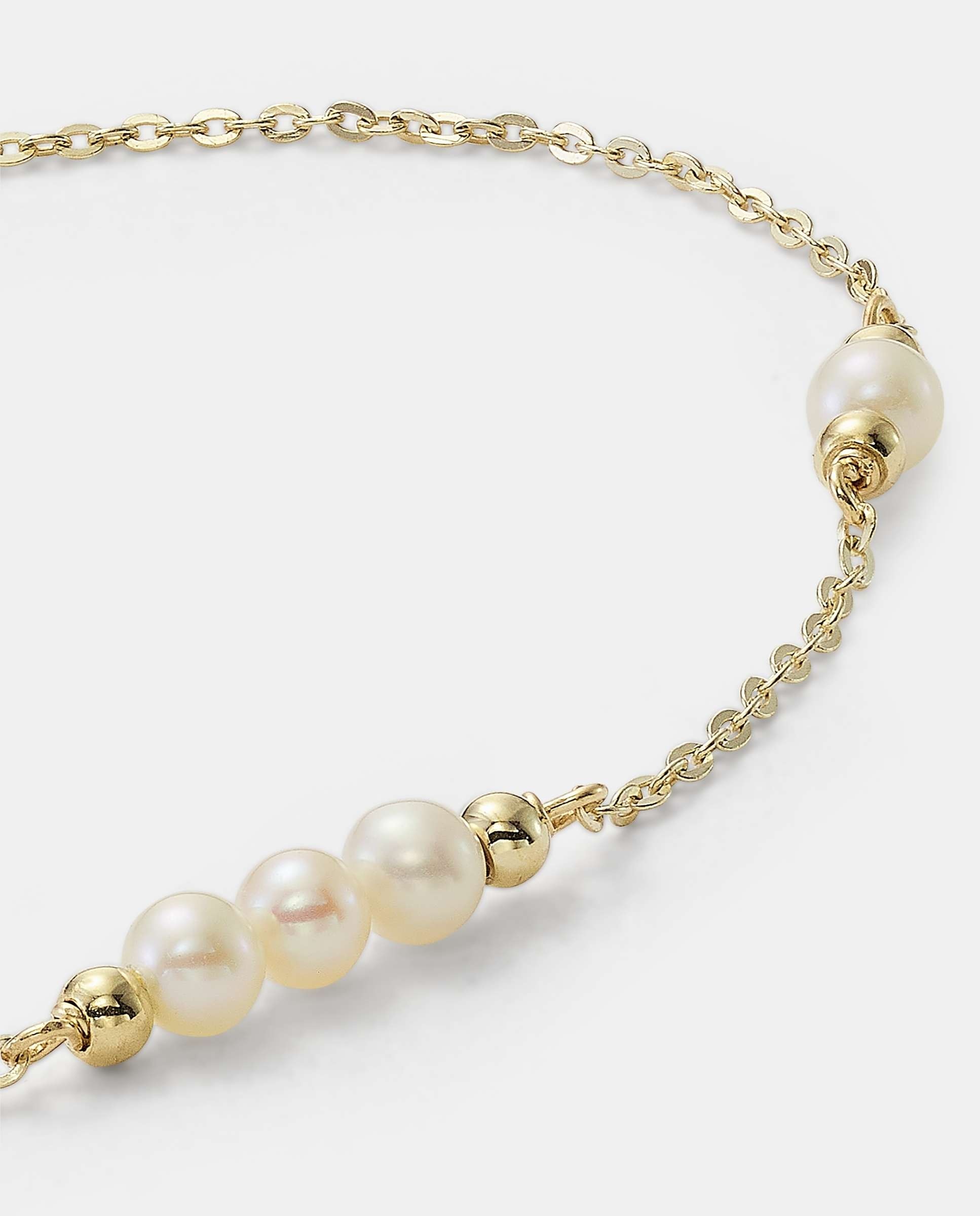 Pulsera de cadena trio perlas - Yanes - Perla Perla-3