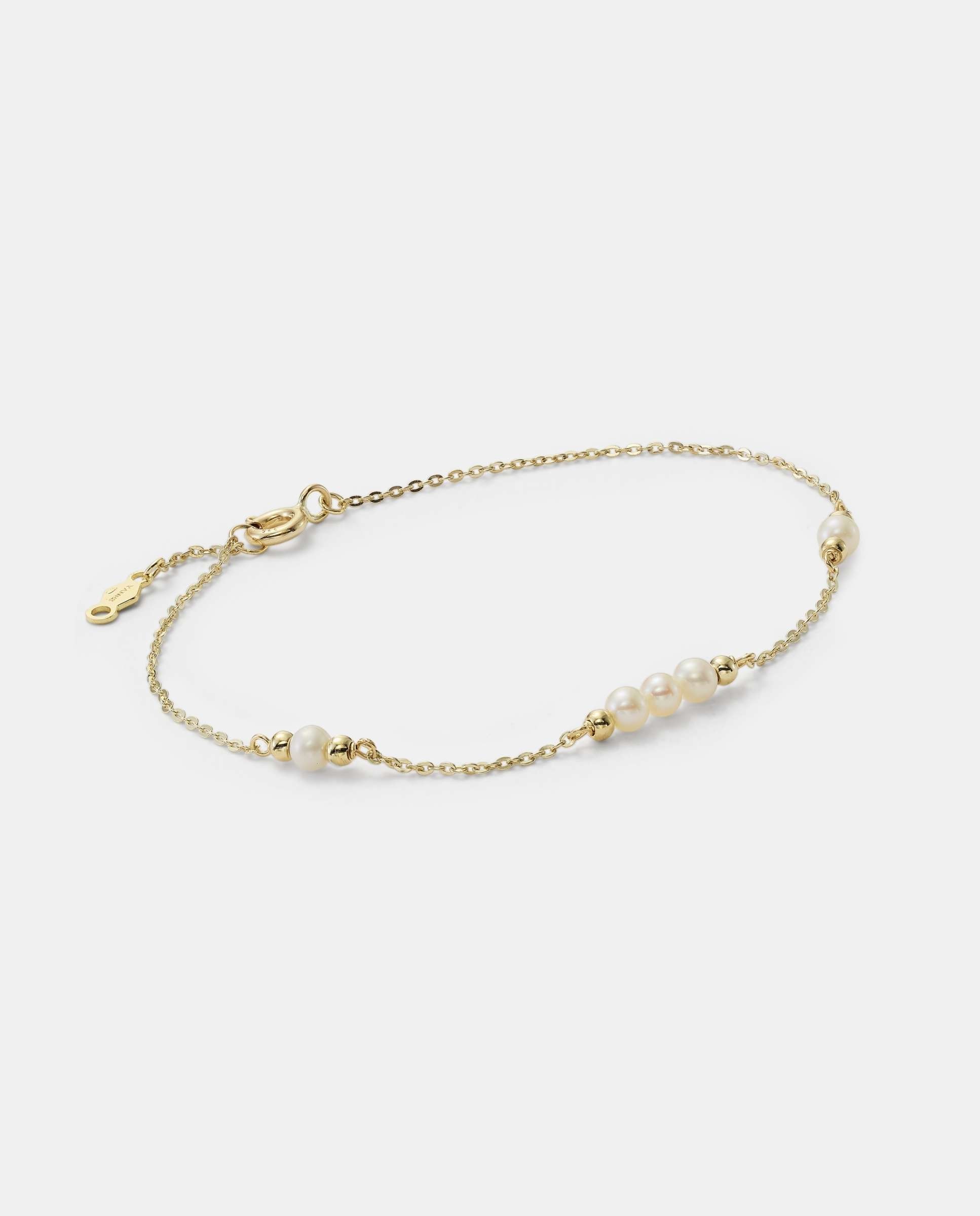 Pulsera de cadena trio perlas - Yanes - Perla Perla-4