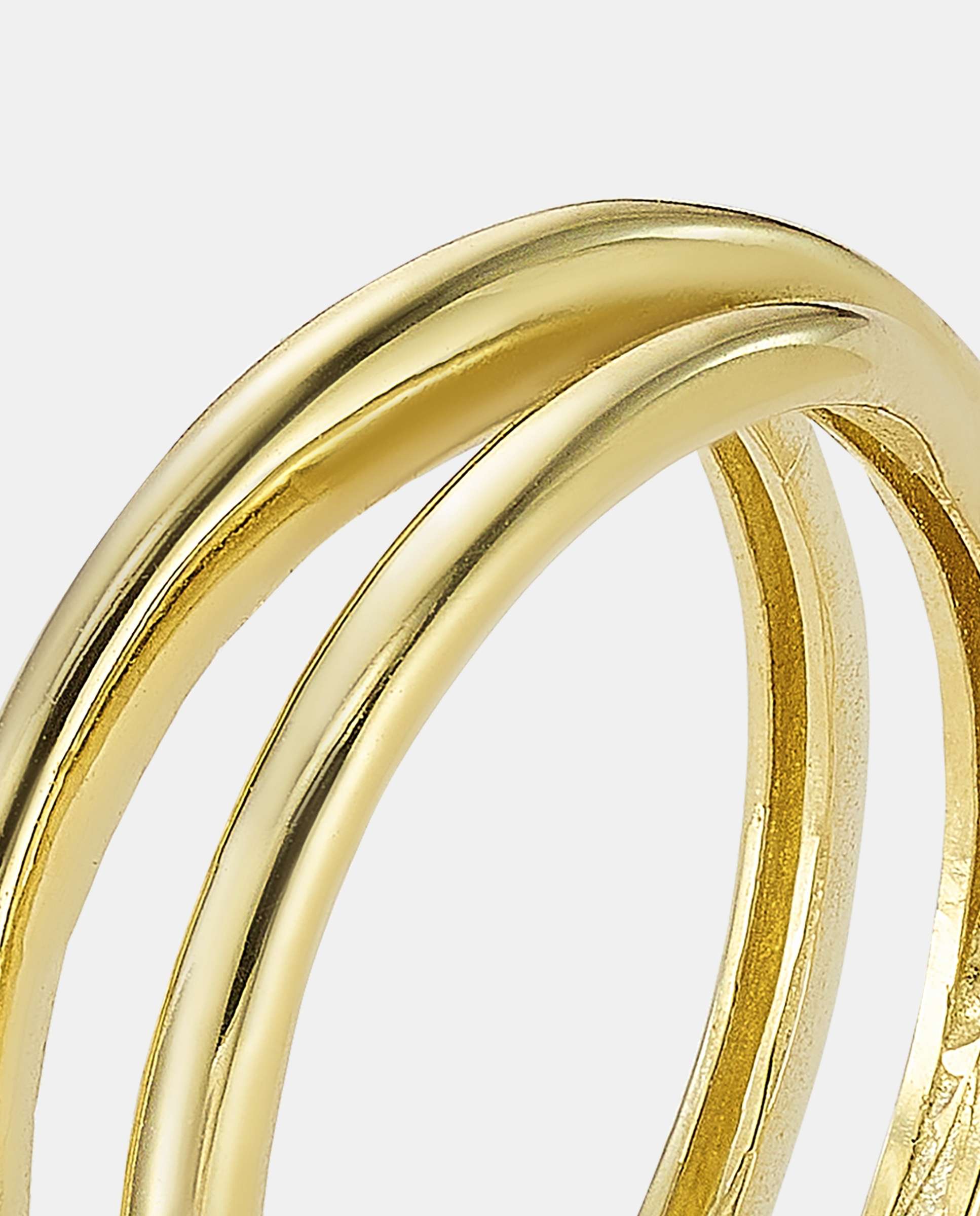 Anillo crossed - Yanes - Dorado Dorado-3