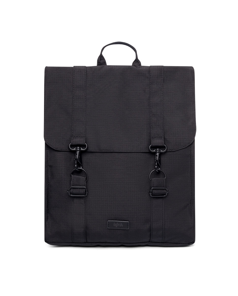 Mochila elegante y sencilla unisex - Lefrik - Negro Negro-1