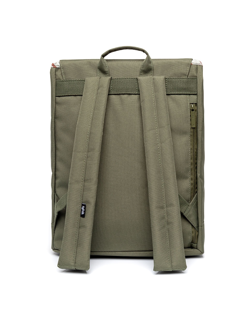 Mochila unisex urbana para el día a día - Lefrik - Verde Oliva Verde Oliva-4