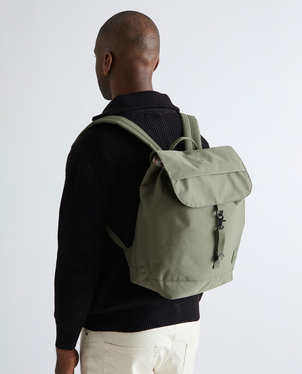 Mochila unisex urbana para el día a día - Lefrik - Verde Oliva Verde Oliva-2