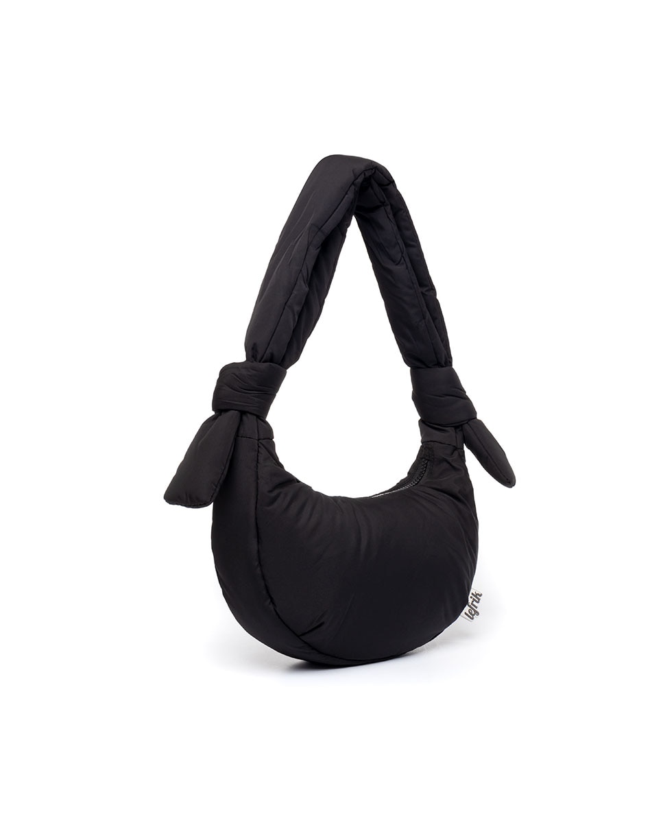 Bolso mini acolchado con cremallera de mujer - Lefrik - Negro Negro-3