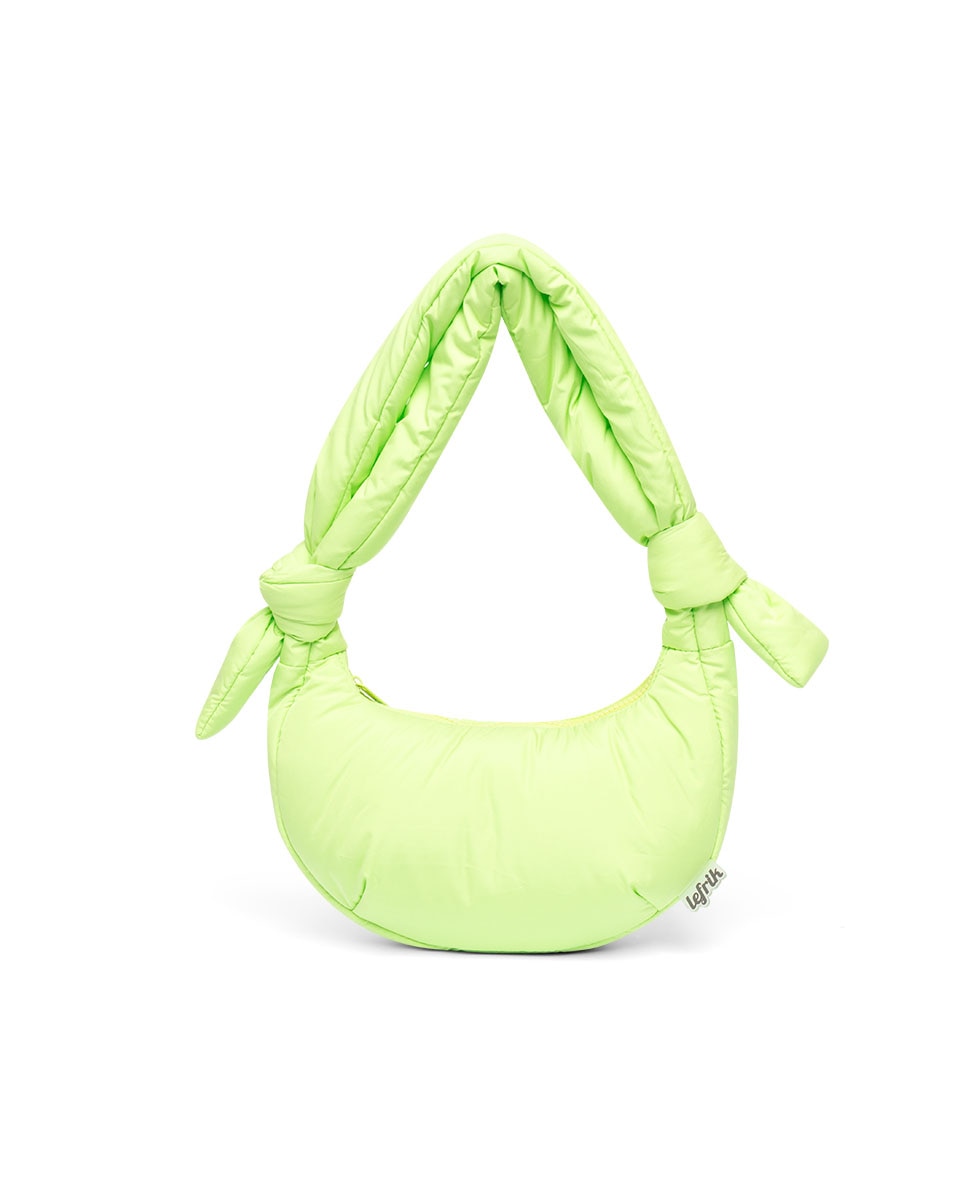 Bolso mini acolchado con cremallera de mujer - Lefrik - Amarillo Flúor Amarillo Flúor-1