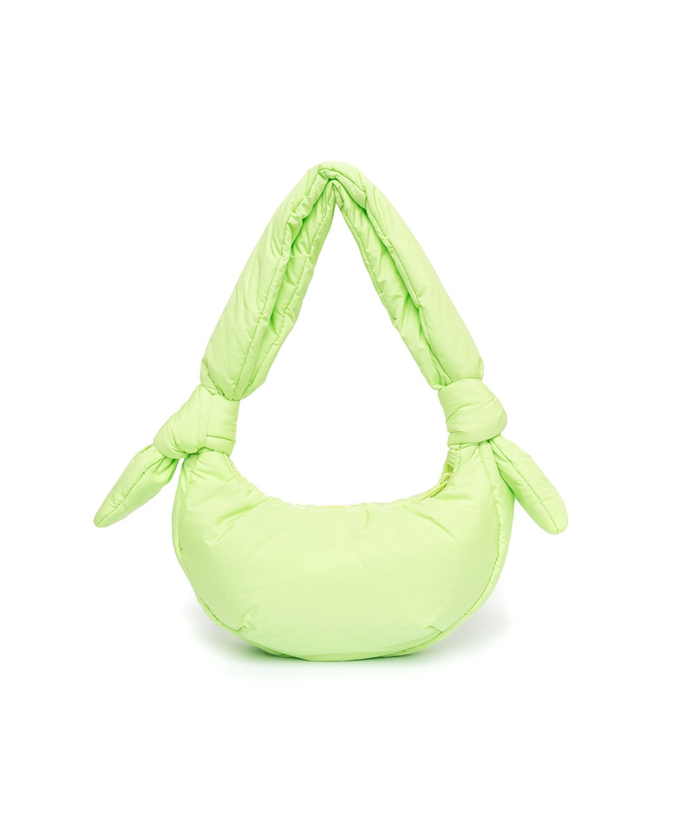 Bolso mini acolchado con cremallera de mujer - Lefrik - Amarillo Flúor Amarillo Flúor-5