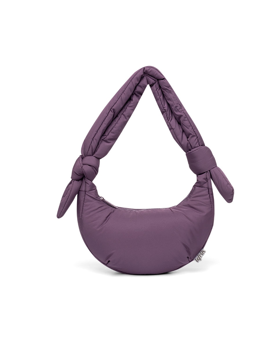 Bolso mini acolchado con cremallera de mujer - Lefrik - Morado Morado-1