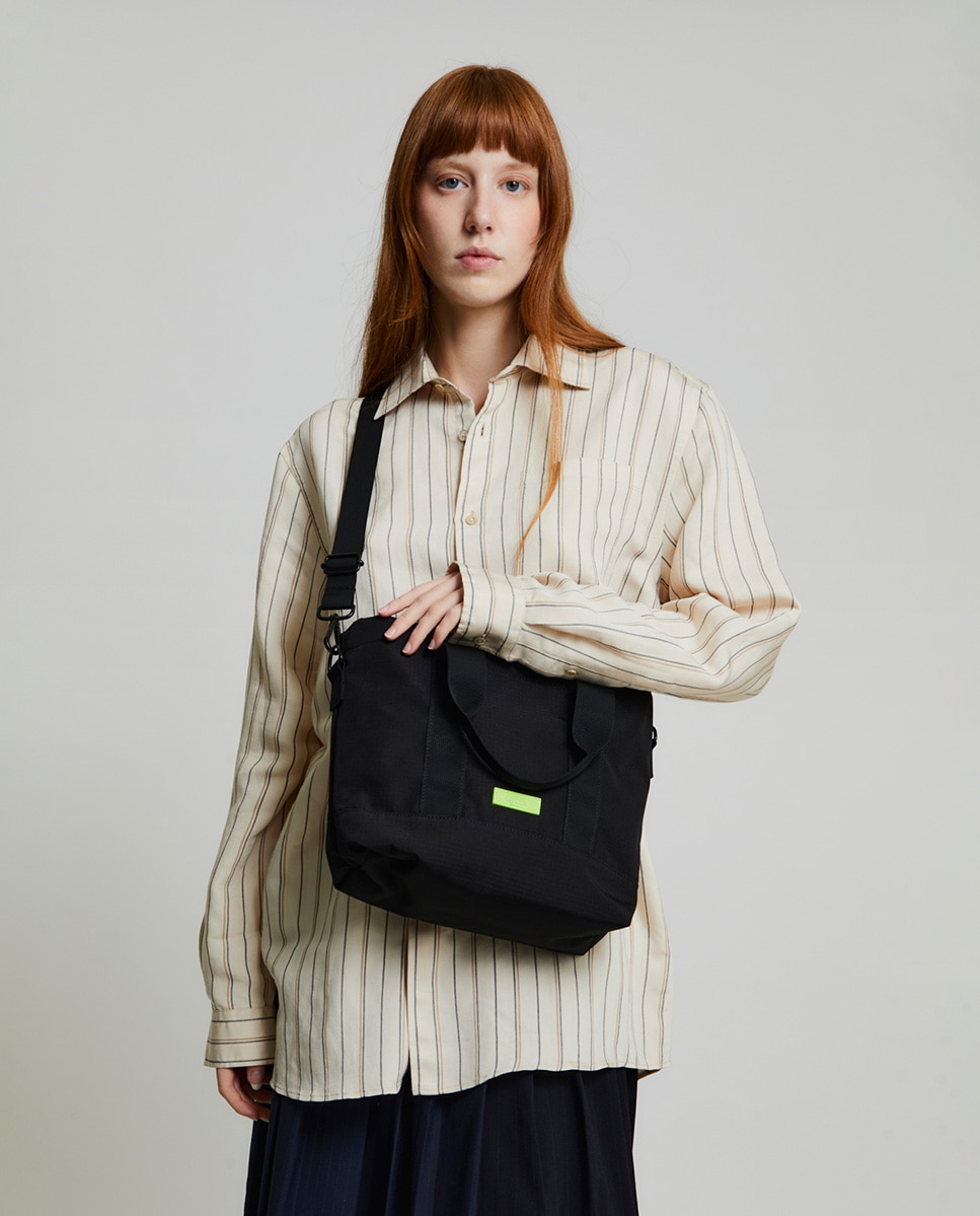 Bolso shopper mini de mujer - Lefrik - Negro Negro-2