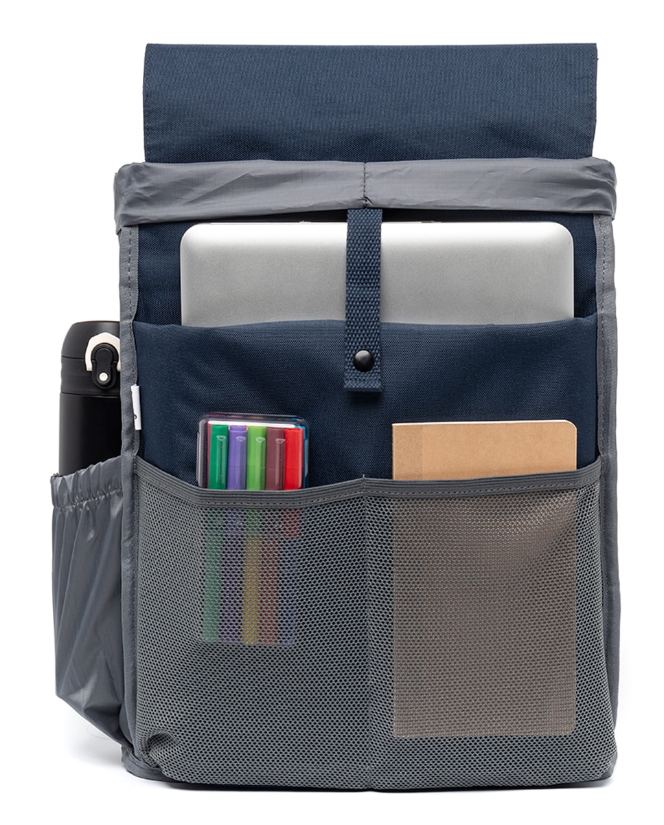 Mochila unisex urbana para el día a día - Lefrik - Azul marino Azul marino-4