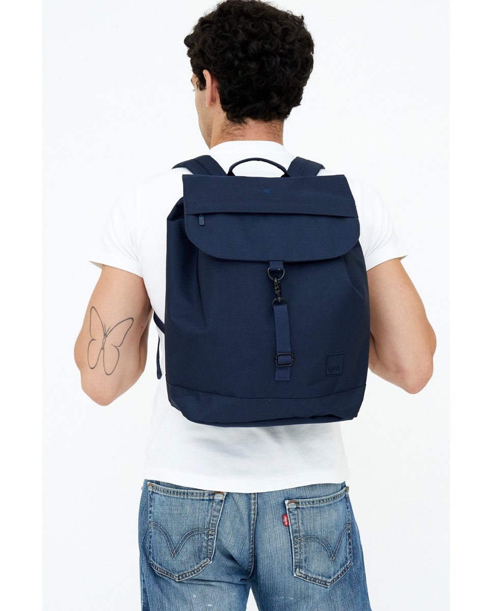 Mochila unisex urbana para el día a día - Lefrik - Azul marino Azul marino-3