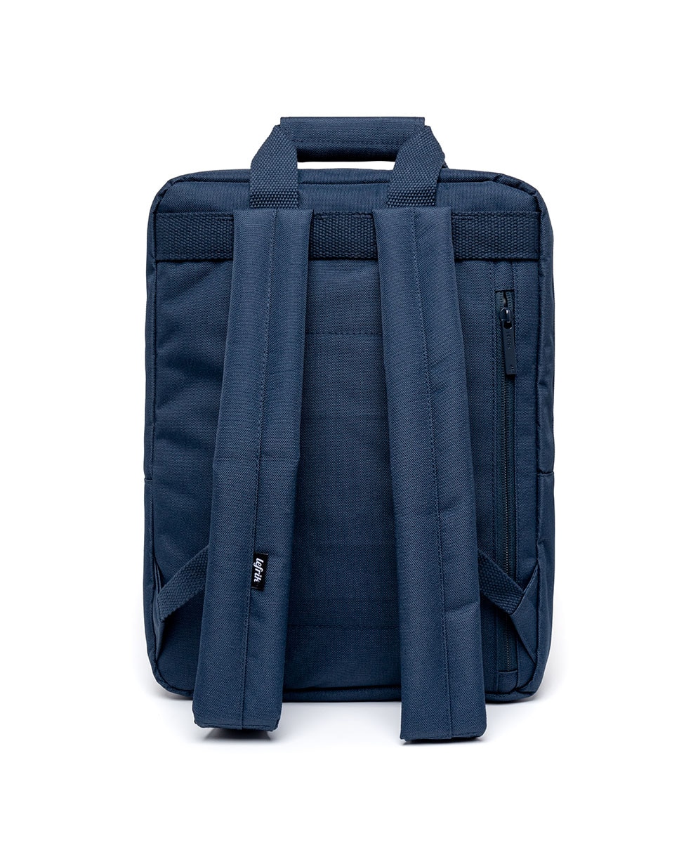 Mochila compacta unisex con dos compartimentos - Lefrik - Azul marino Azul marino-5