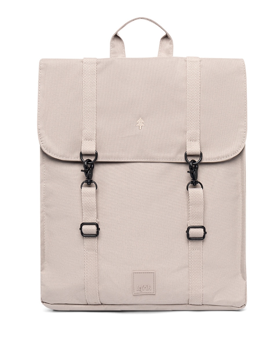 Mochila cierre doble minimalista unisex - Lefrik - Ceniza Ceniza-1