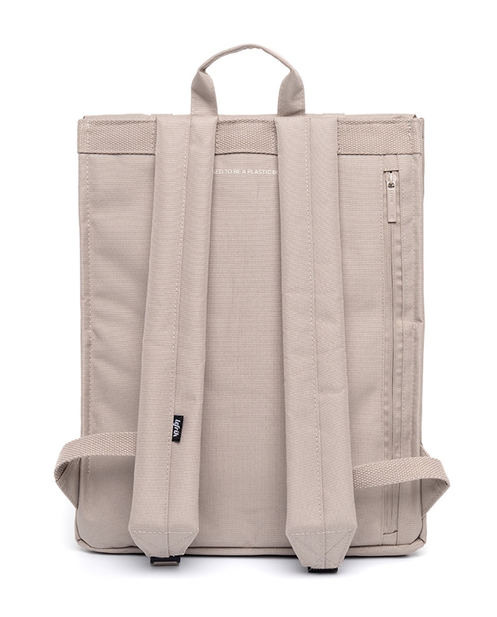 Mochila cierre doble minimalista unisex - Lefrik - Ceniza Ceniza-2