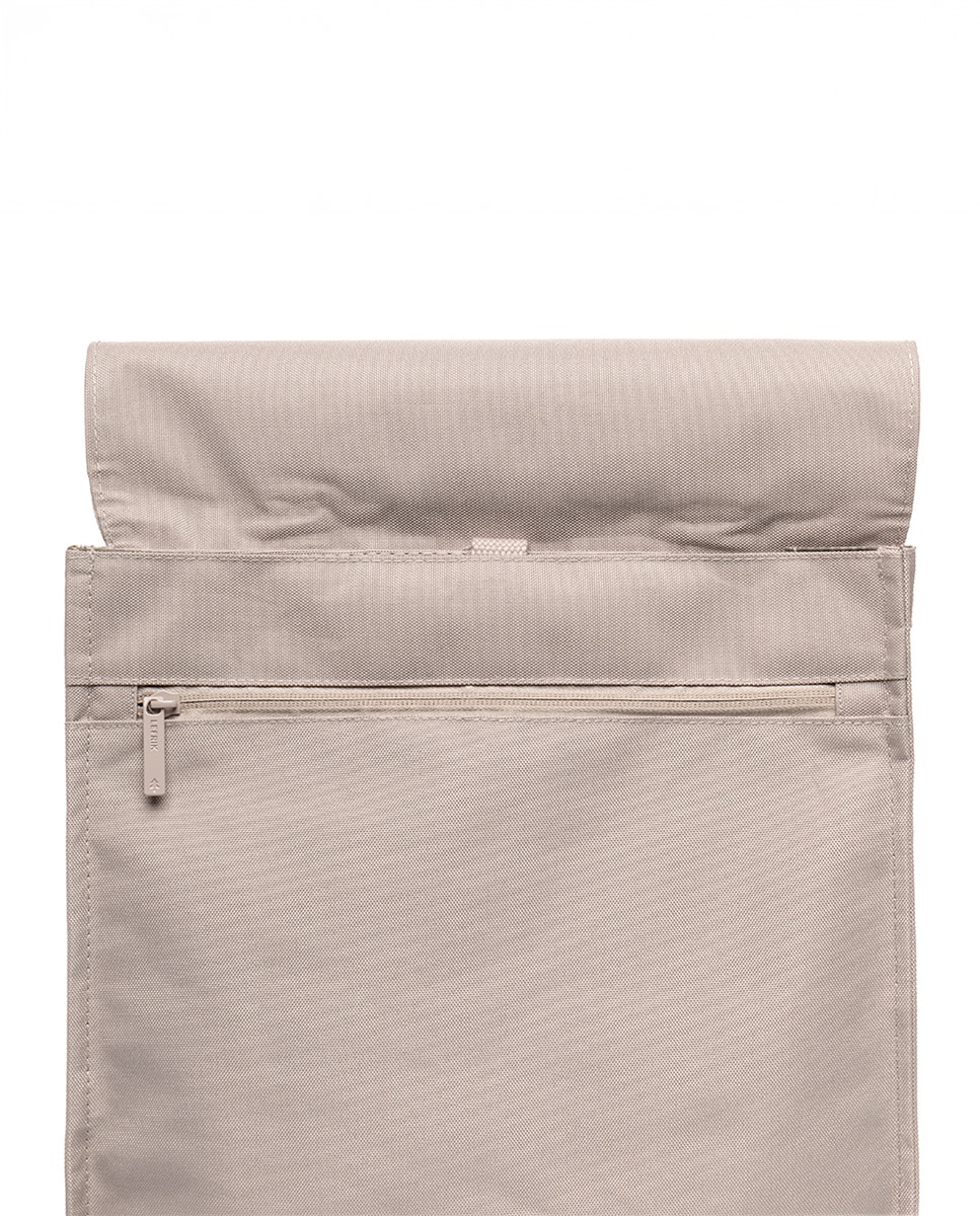 Mochila cierre doble minimalista unisex - Lefrik - Ceniza Ceniza-4