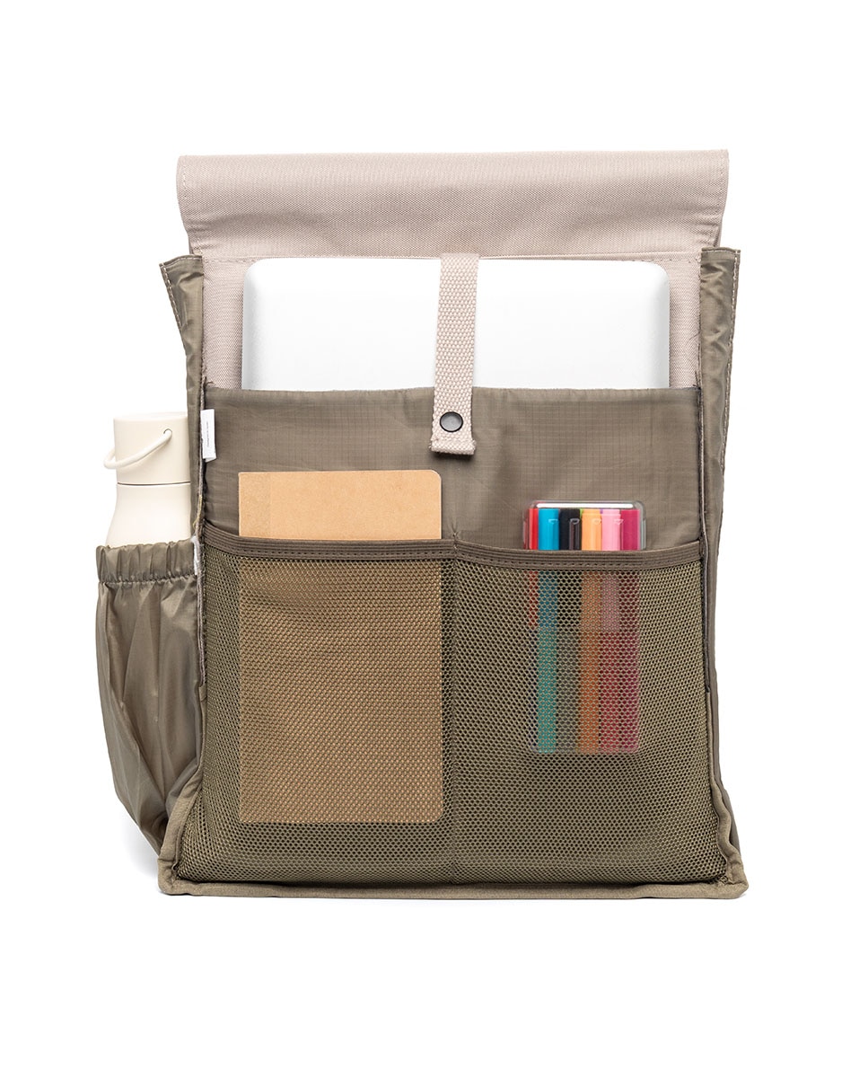 Mochila compacta unisex y funcional - Lefrik - Ceniza Ceniza-3