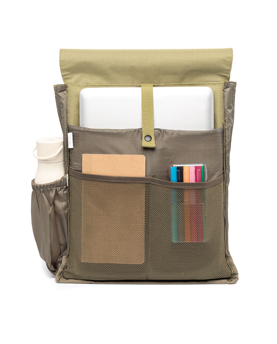 Mochila compacta unisex y funcional - Lefrik - Verde claro / Pistacho Verde claro / Pistacho-5