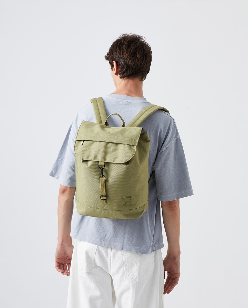 Mochila unisex urbana para el día a día - Lefrik - Verde claro / Pistacho Verde claro / Pistacho-2
