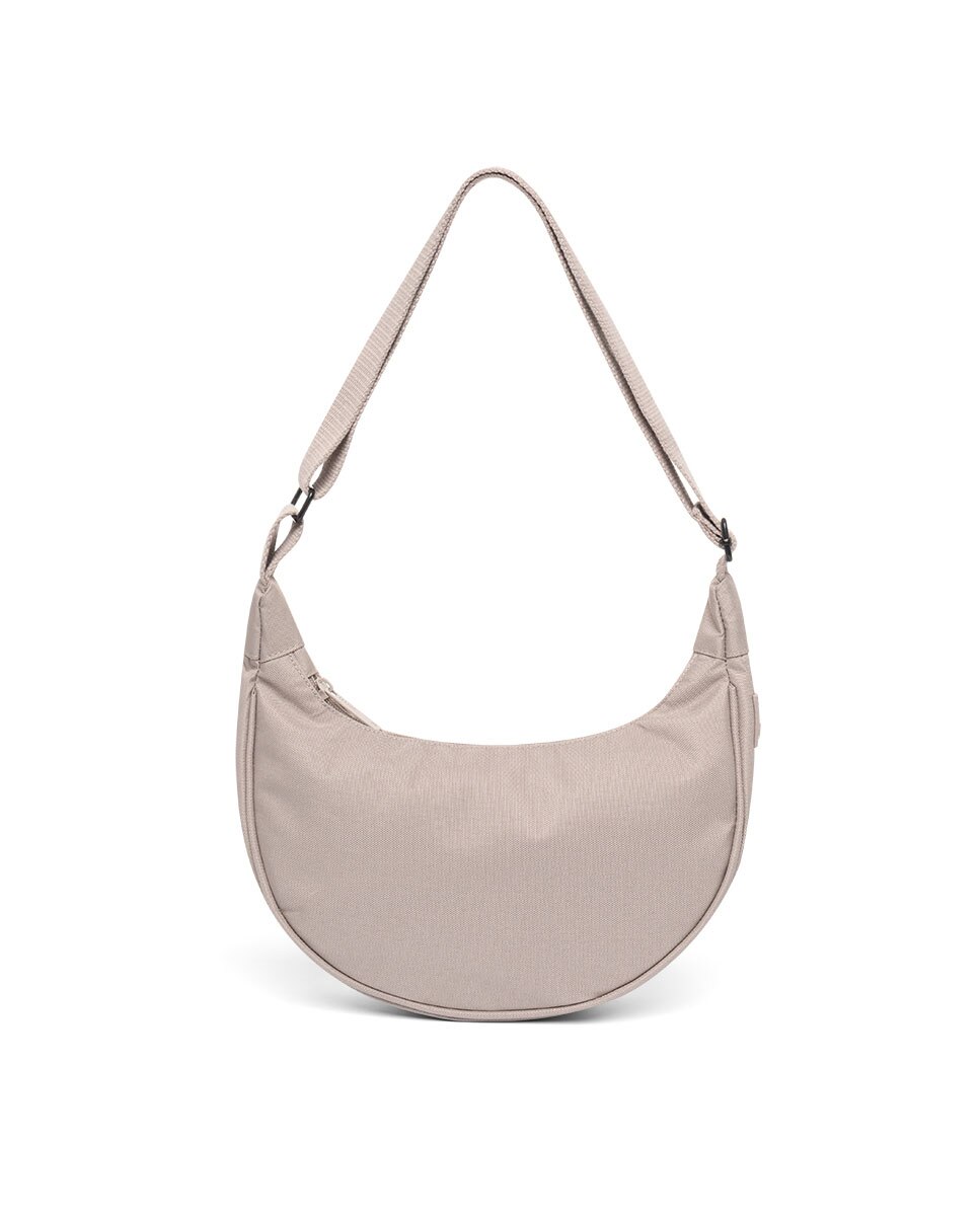 Bolso mini media luna con correa ajustable - Lefrik - Ceniza Ceniza-1