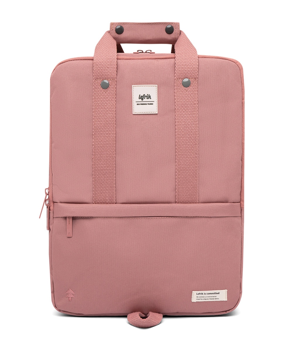 Imagen 0 de Mochila compacta unisex con dos compartimentos Rosa