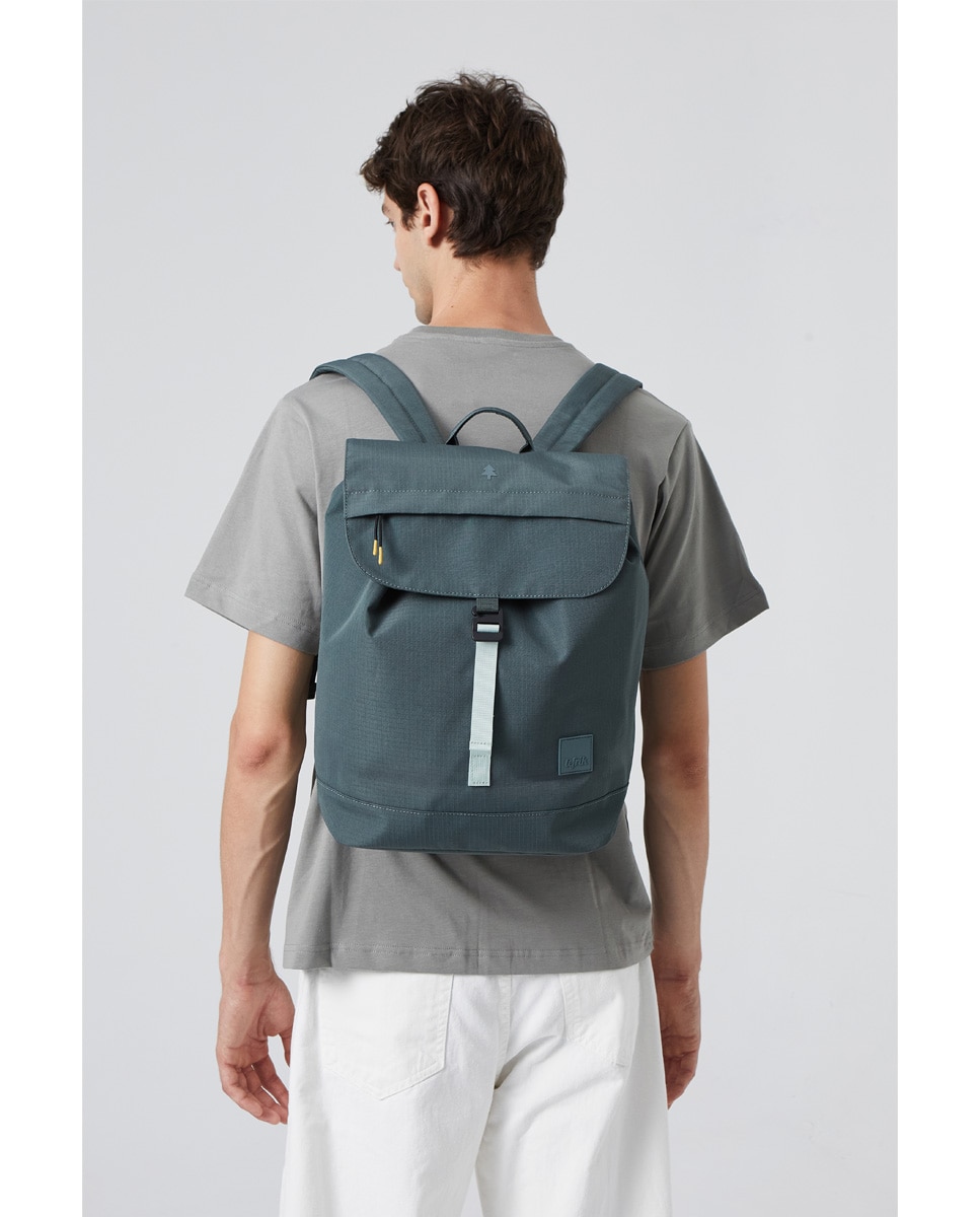 Mochila unisex urbana para el día a día - Lefrik - Verde azulado Verde azulado-2