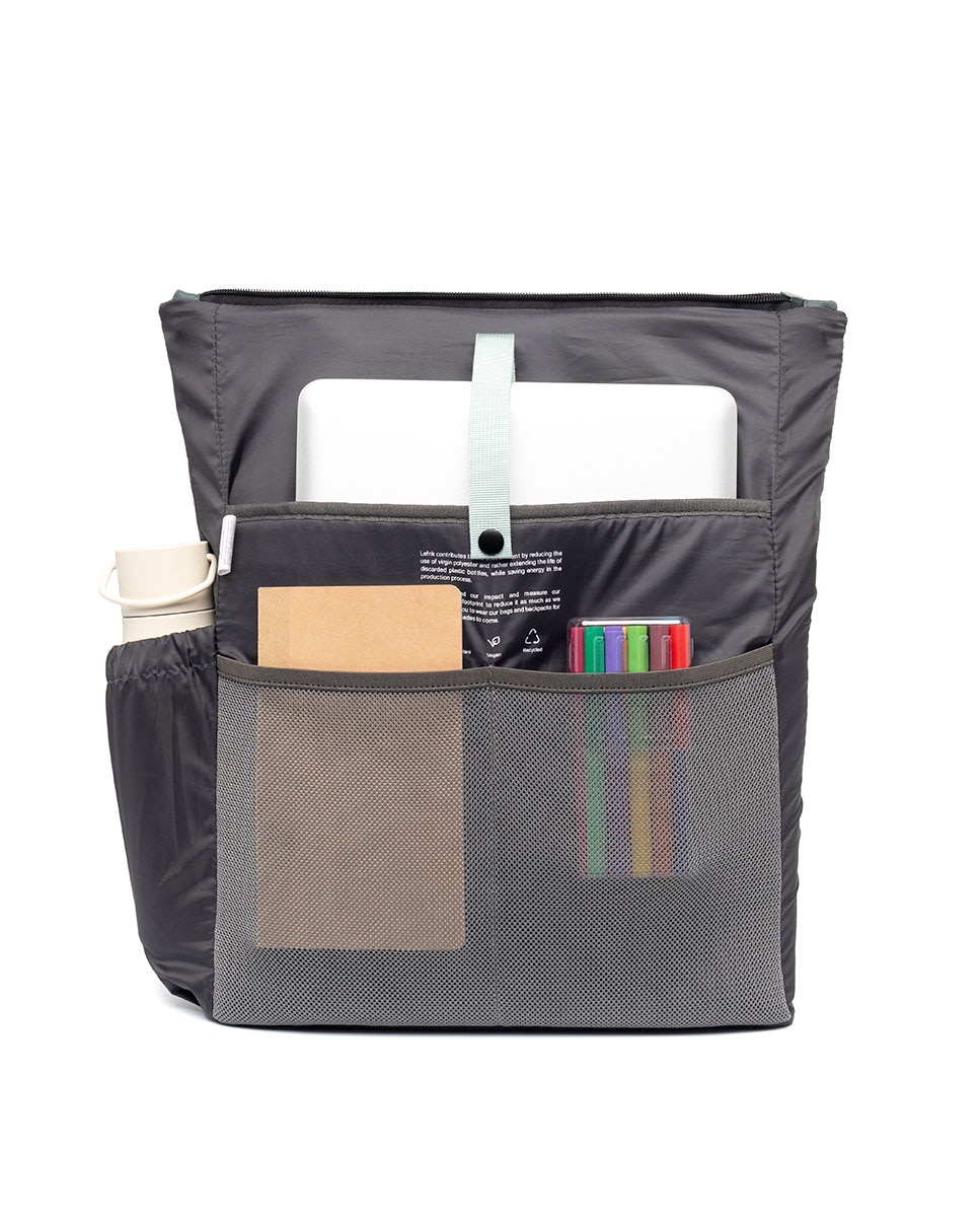 Mochila de gran capacidad ajustada para uso diario - Lefrik - Verde azulado Verde azulado-5