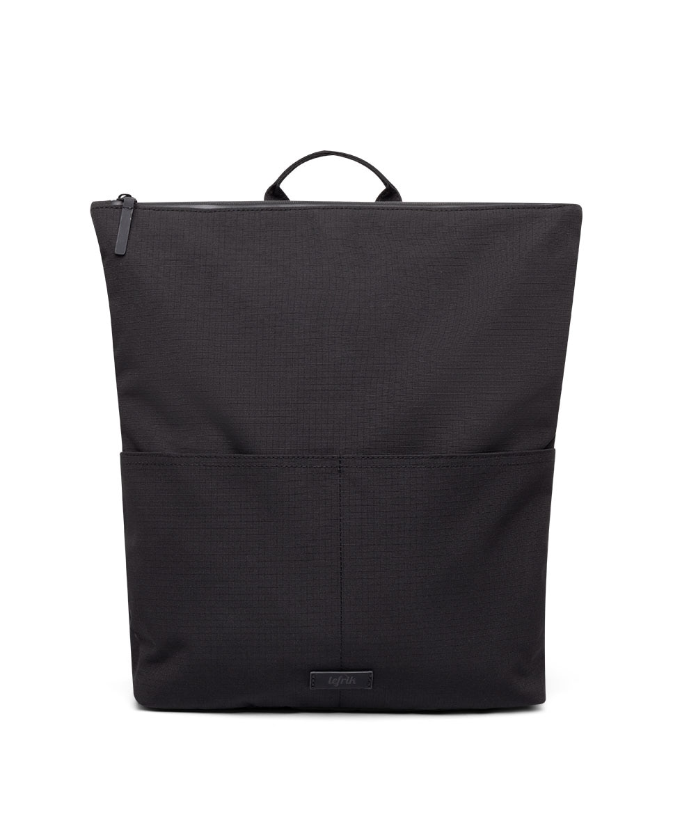 Mochila de gran capacidad ajustada para uso diario - Lefrik - Negro Negro-1