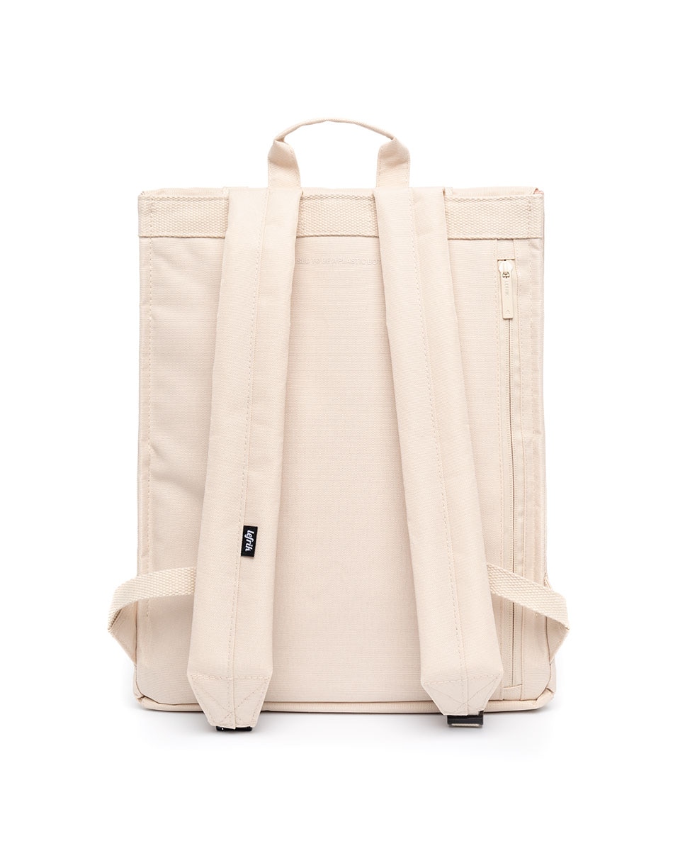 Mochila cierre doble minimalista unisex - Lefrik - Crudo Crudo-3