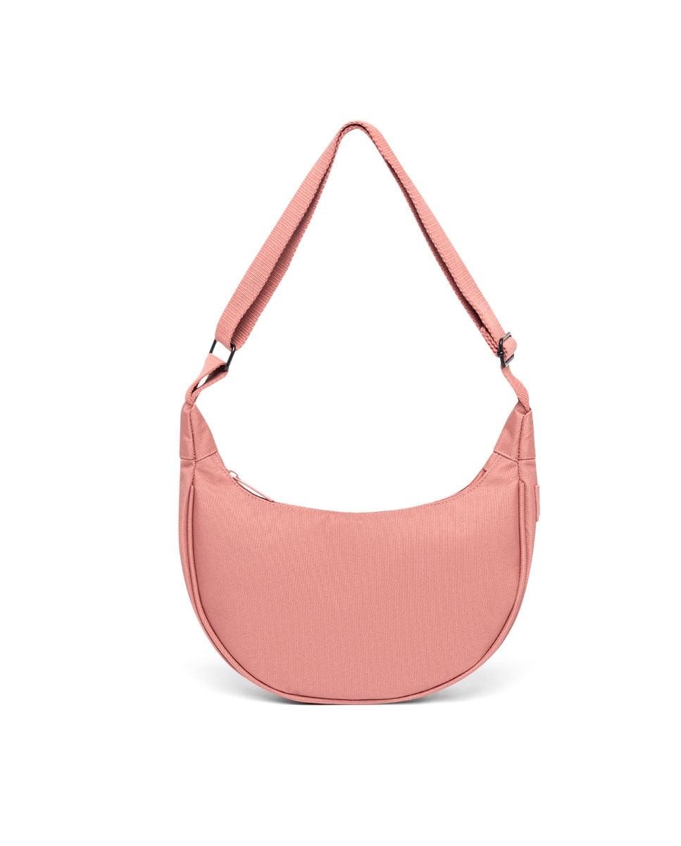 Bolso mini media luna con correa ajustable - Lefrik - Rosa Rosa-1