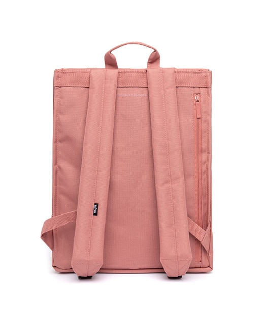 Mochila cierre doble minimalista unisex - Lefrik - Rosa Rosa-2