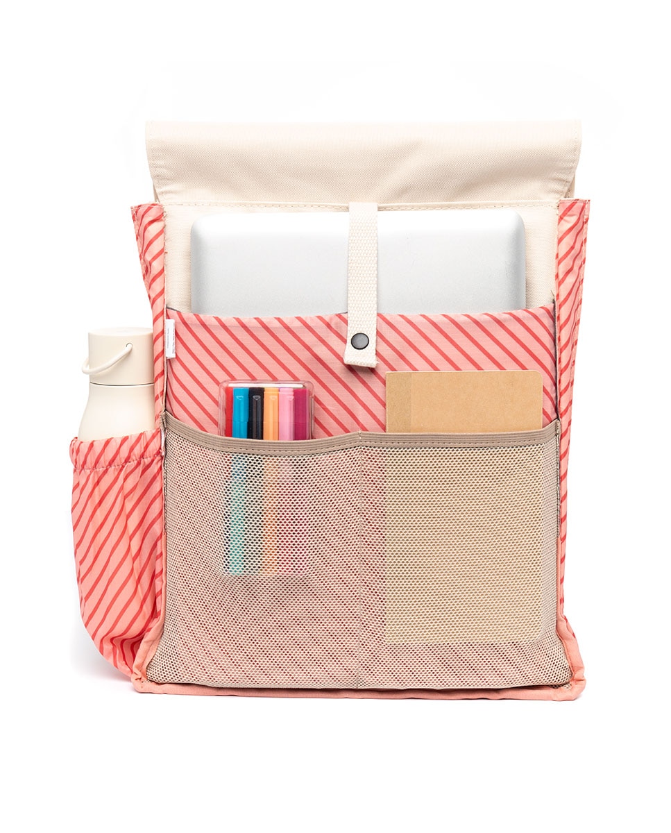 Mochila compacta unisex y funcional - Lefrik - Crudo Crudo-3