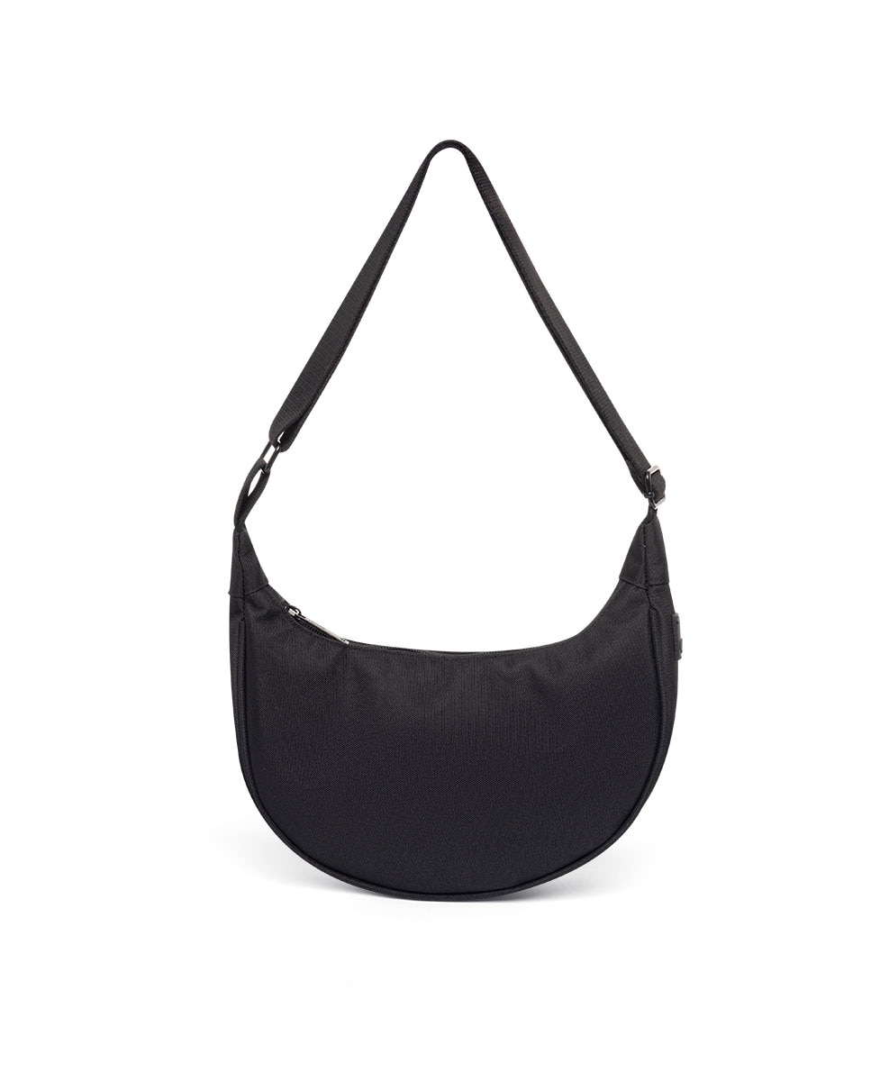 Bolso mini media luna con correa ajustable - Lefrik - Negro Negro-1